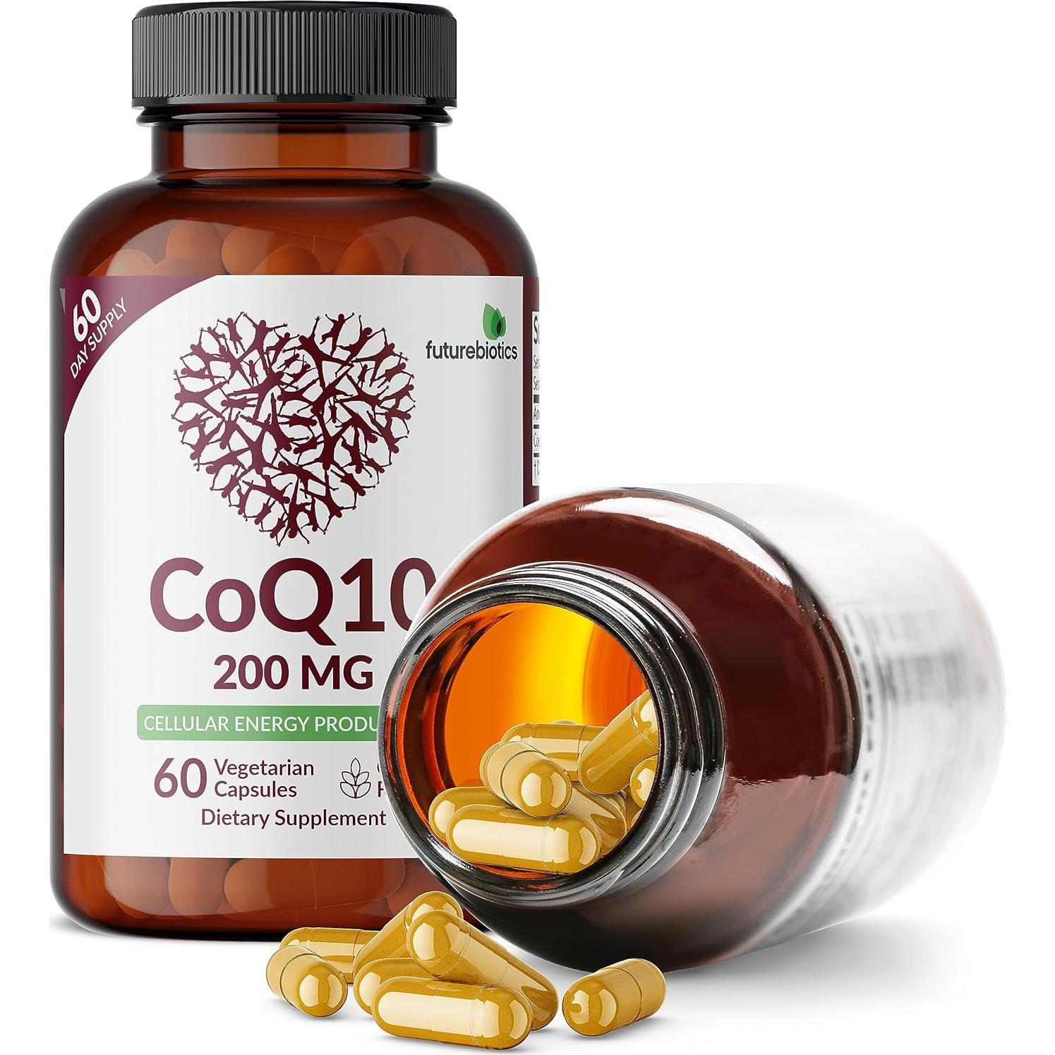 Futurebiotics CoQ10 200 MG - 60 Cápsulas Vegetarianas Energía