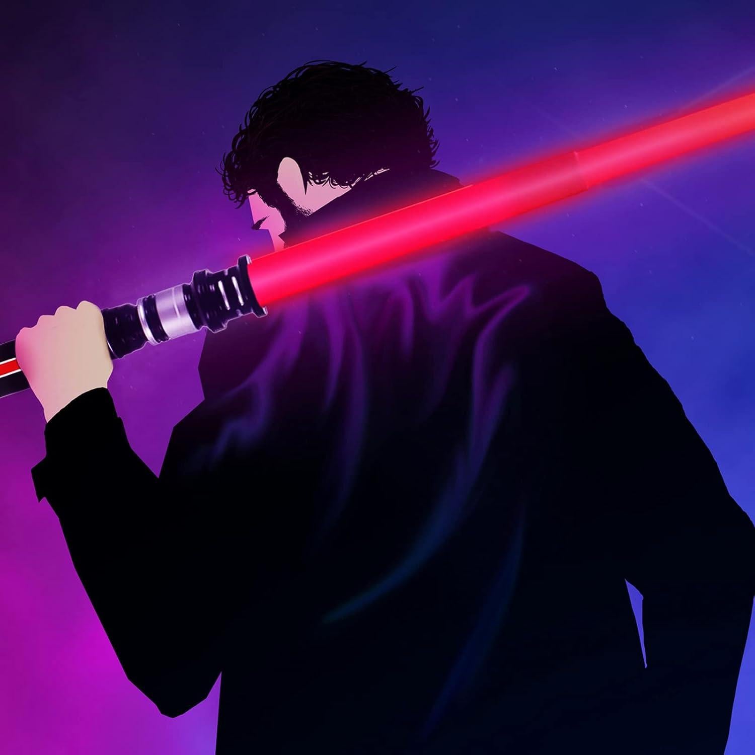 Sable Iluminado LED MIWIND 43 cm con Sonido para Niños