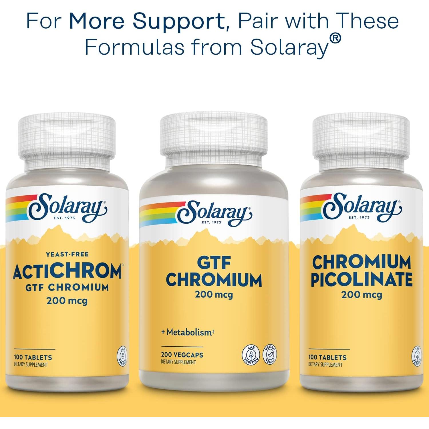 Extracto de Melón Amargo Solaray 500 mg VegCaps 30 Porciones