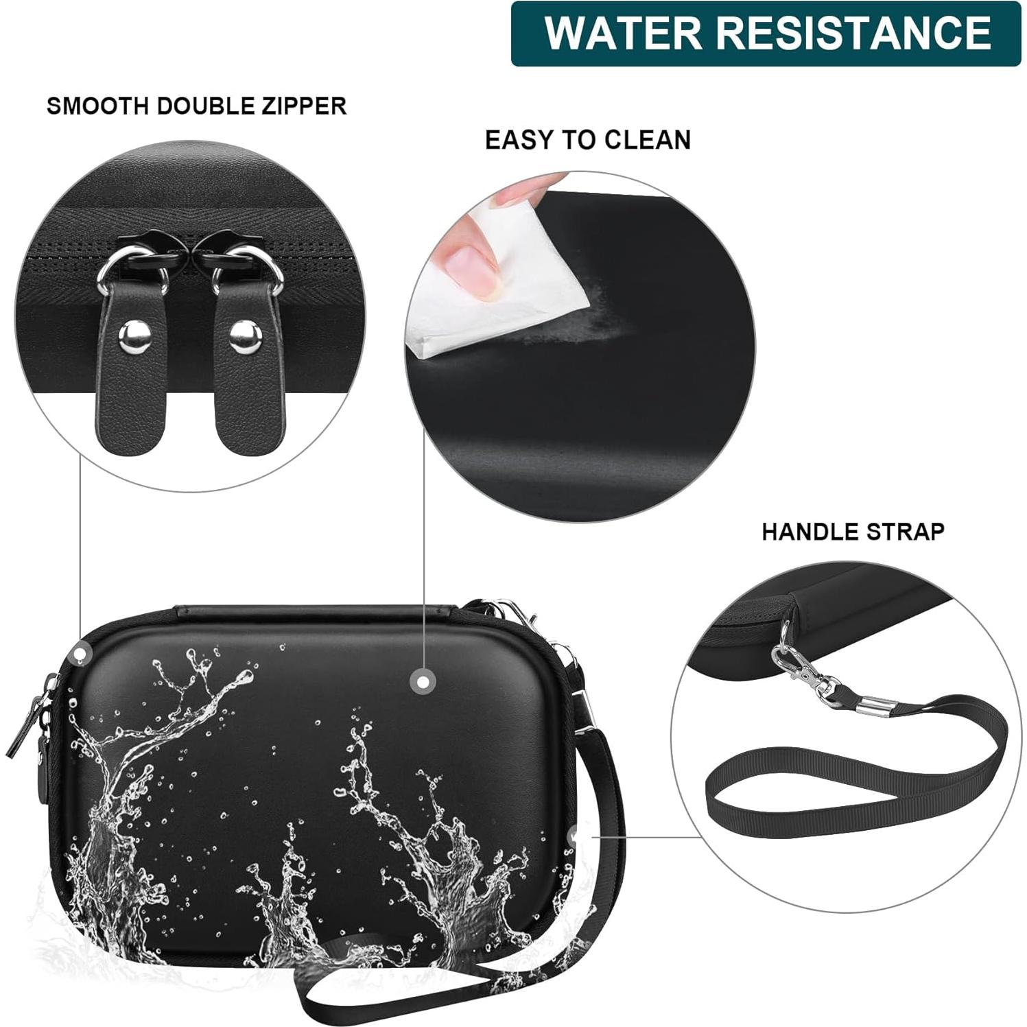 Funda de viaje dura Kodak Printomatic - Negro, semi impermeable