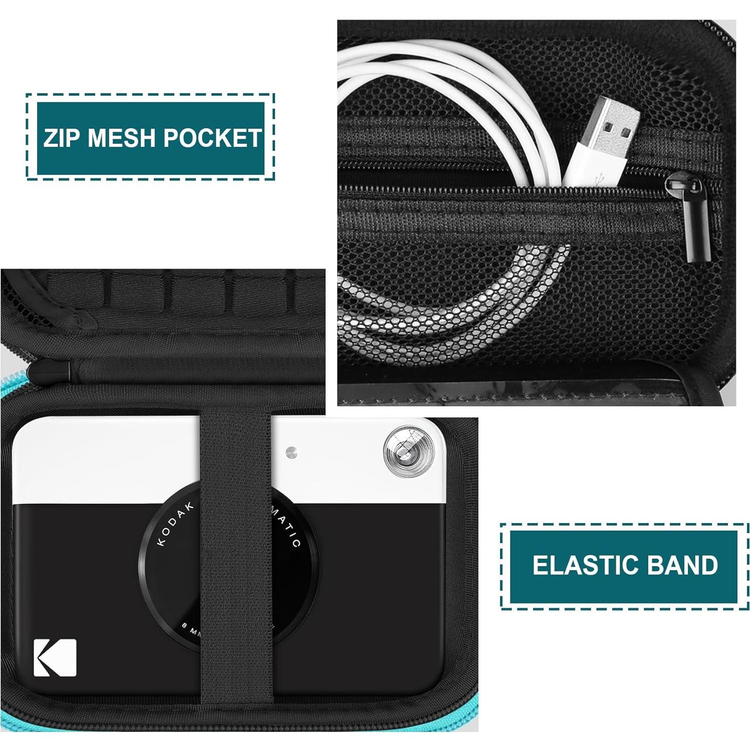 Funda de viaje dura Kodak Printomatic - Negro, semi impermeable