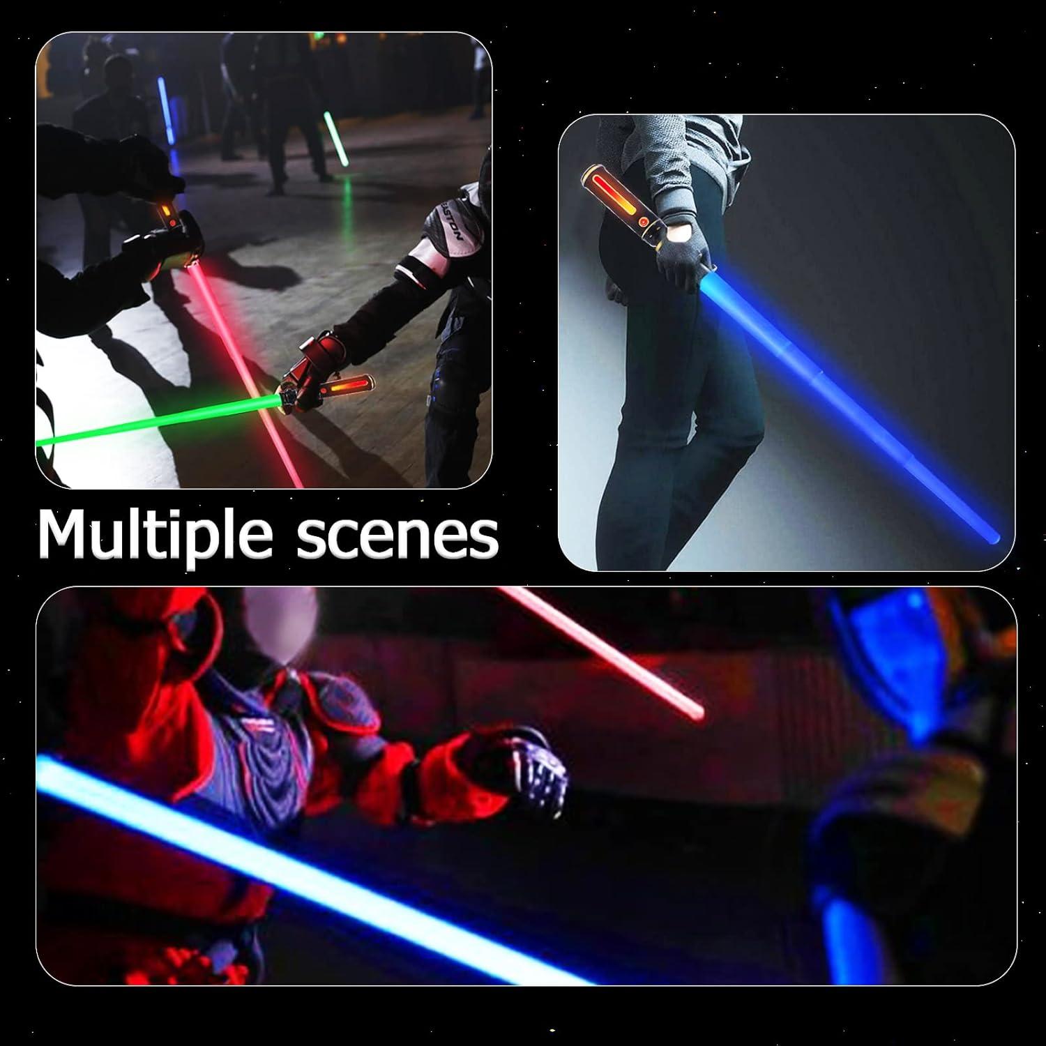 Sable de Luz MIWIND 3 Colores LED Expandible para Niños