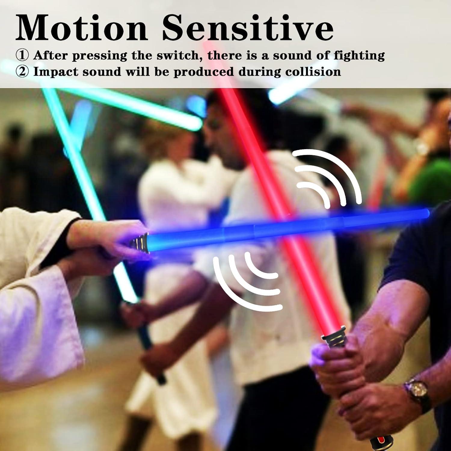 Sable de Luz MIWIND 3 Colores LED Expandible para Niños