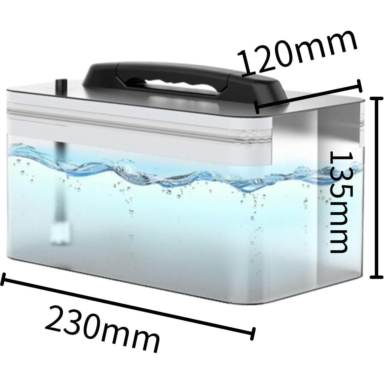 Pulverizador de Bidet Eléctrico Portátil Titivate 2.3L Negro