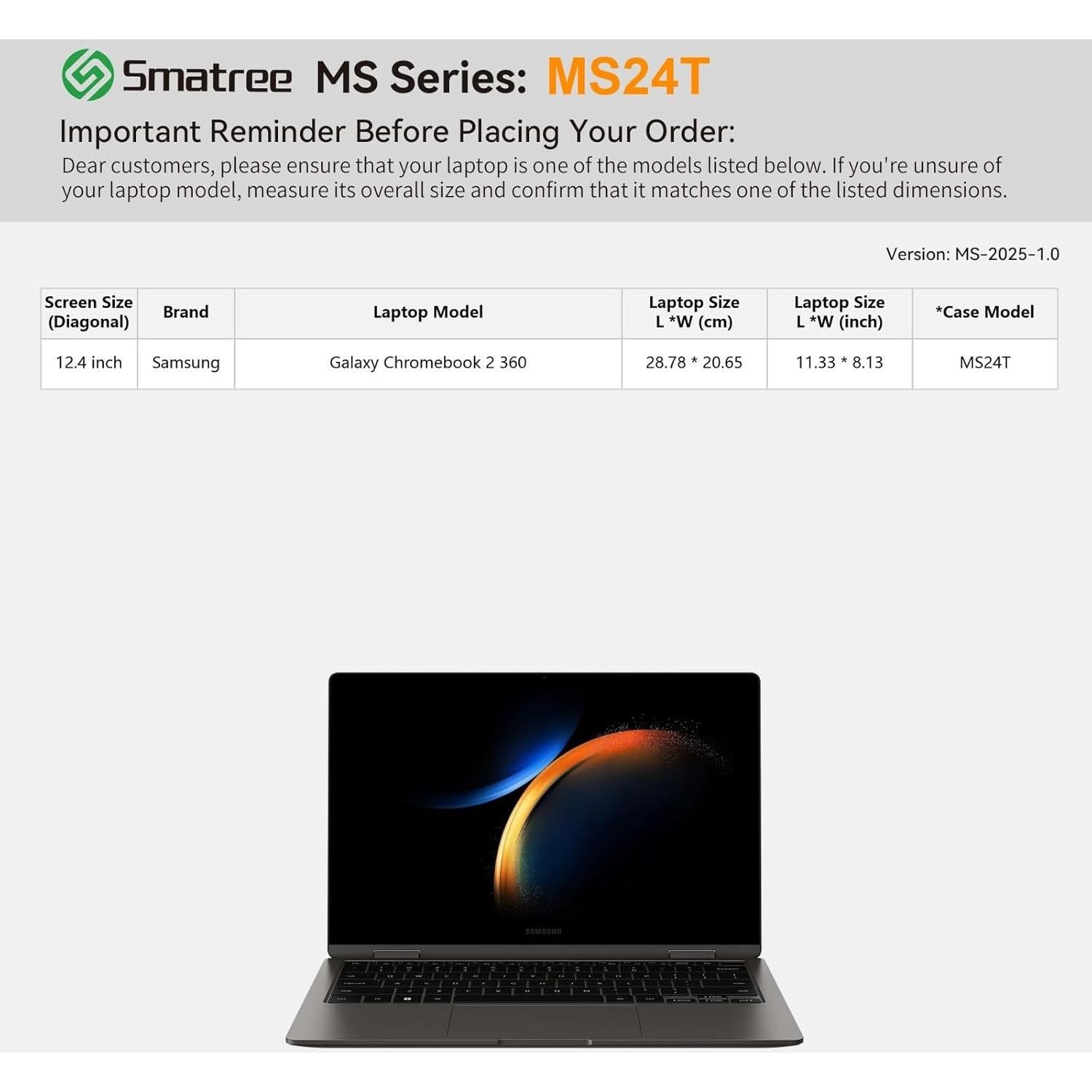 Funda Dura EVA Smatree MS24T para Samsung Galaxy Tab S10 FE+ 13.1"