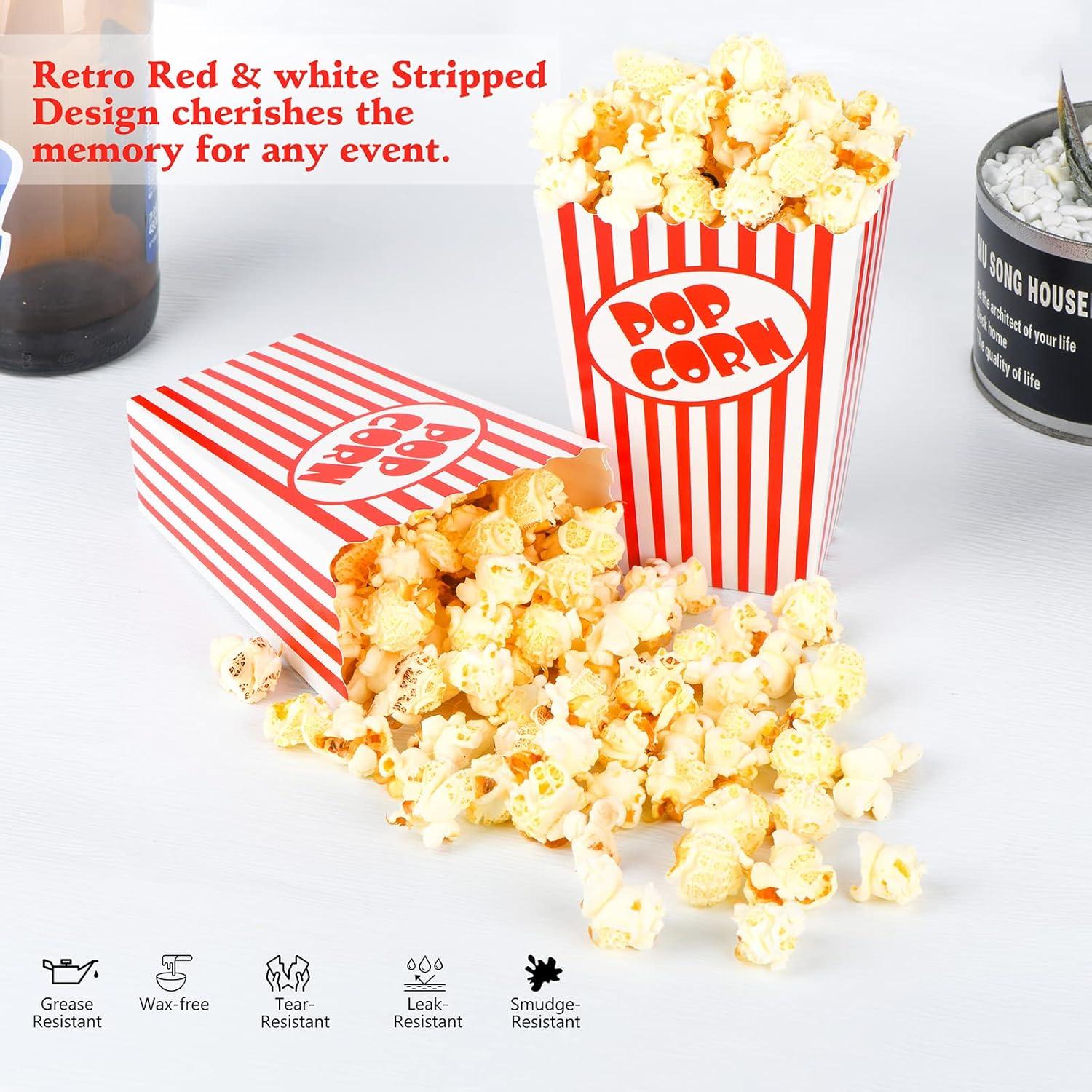 Cajas de Palomitas Mini Zahaat 25 Unidades 14 cm Reutilizables