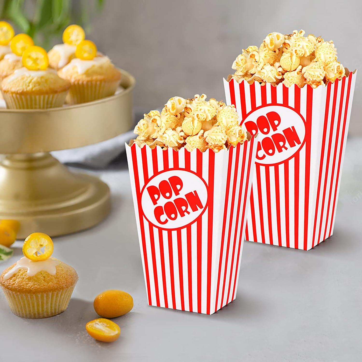 Cajas de Palomitas Mini Zahaat 25 Unidades 14 cm Reutilizables