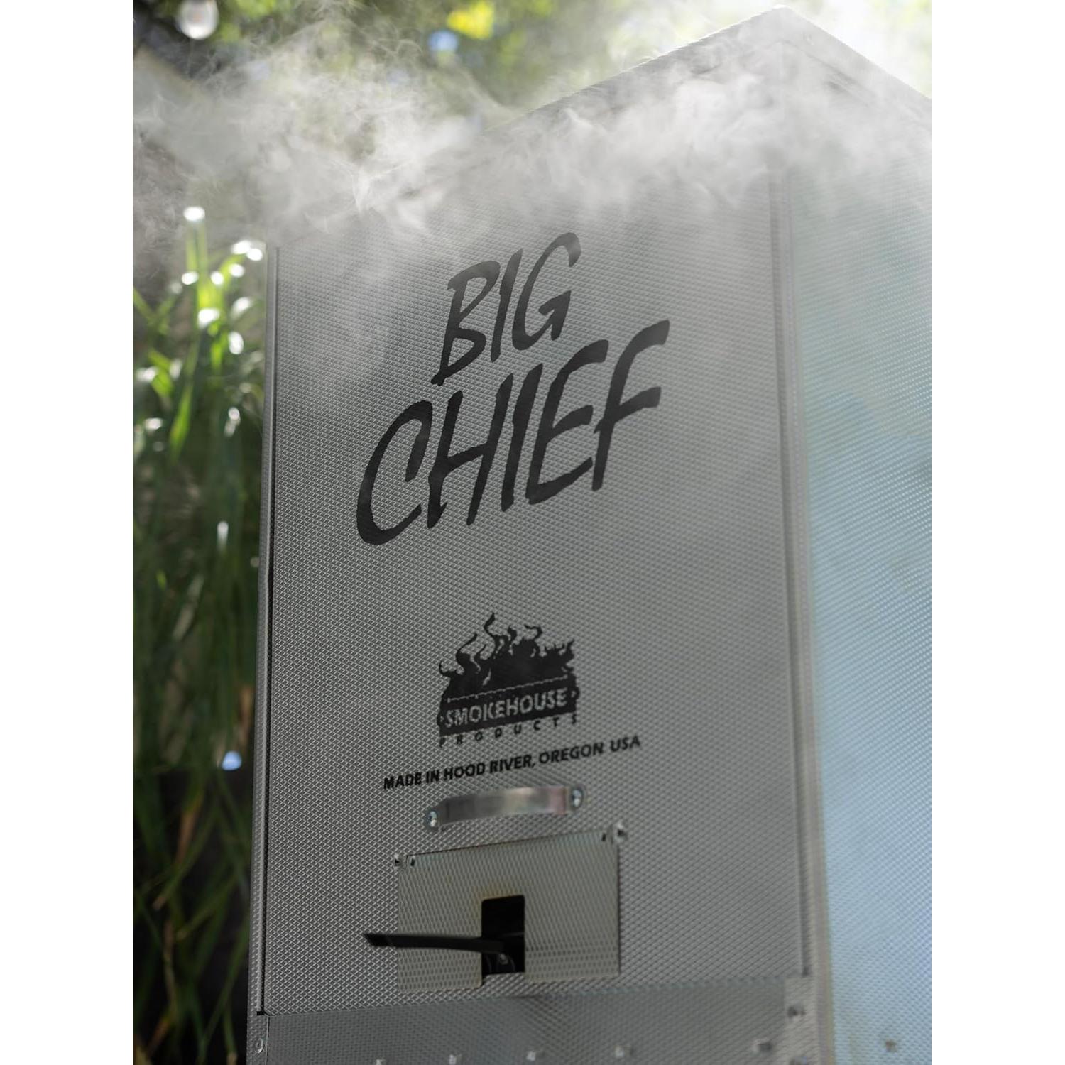 Ahumador Eléctrico Smokehouse Big Chief 50 LB Ideal para Salmón