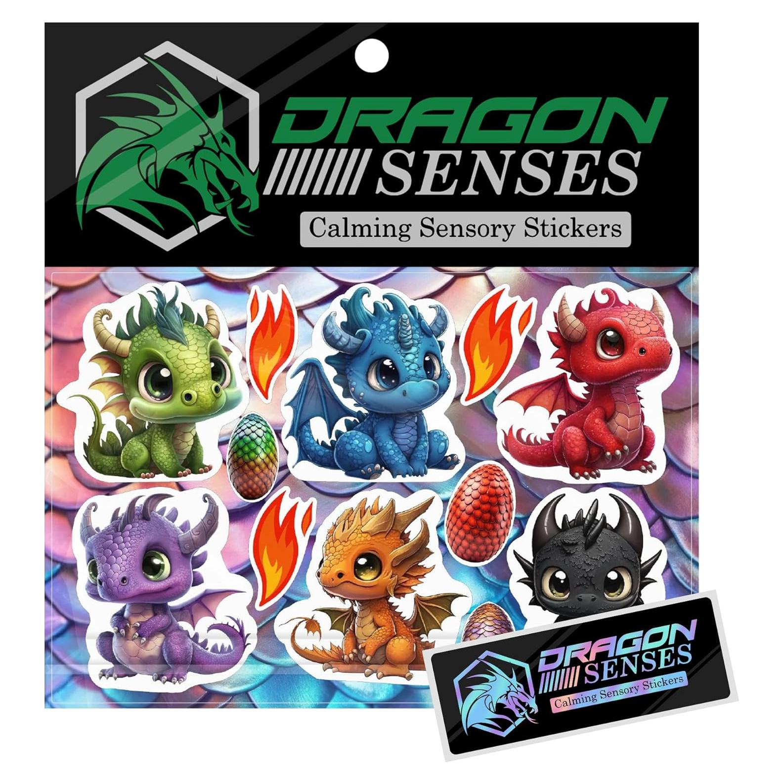 Tiras Sensoriales Bebé Dragón Dragon Grips - 6 Pcs Alivio Ansiedad