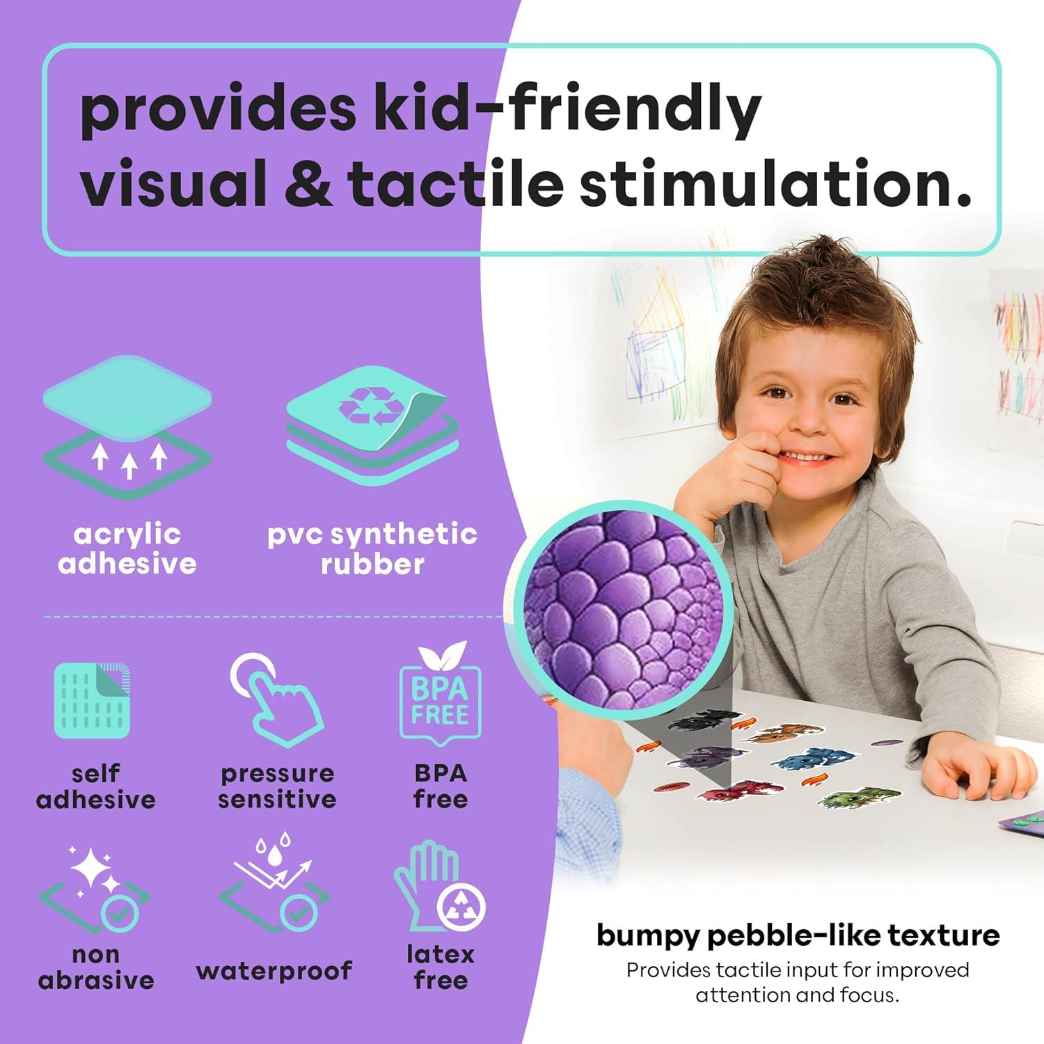 Tiras Sensoriales Bebé Dragón Dragon Grips - 6 Pcs Alivio Ansiedad