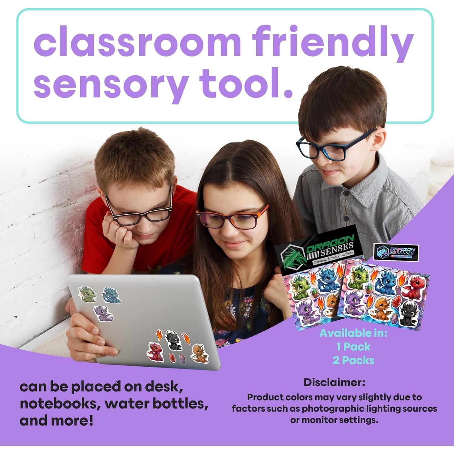 Tiras Sensoriales Bebé Dragón Dragon Grips - 6 Pcs Alivio Ansiedad