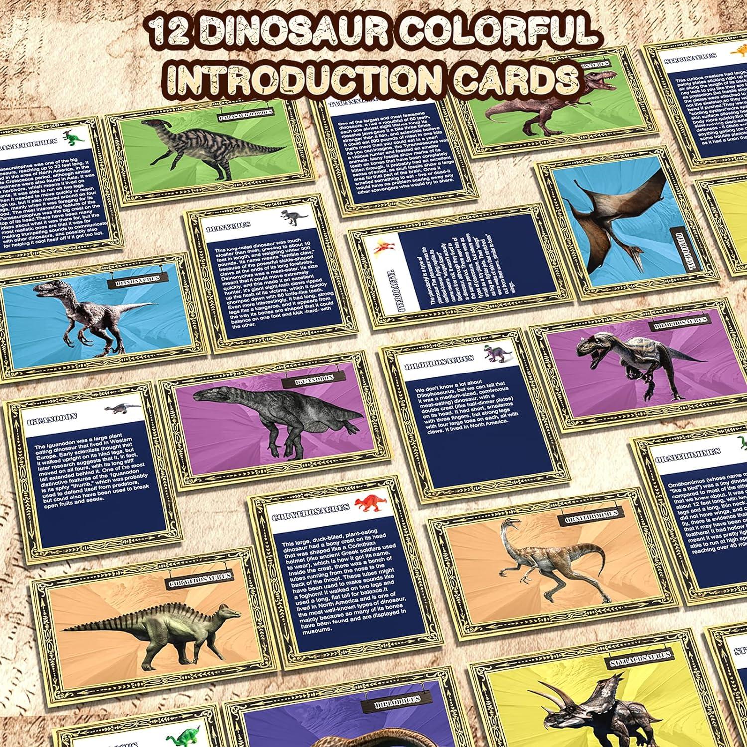 Kit de Excavación de Huevos de Dinosaurio KIDS KING 12 Piezas