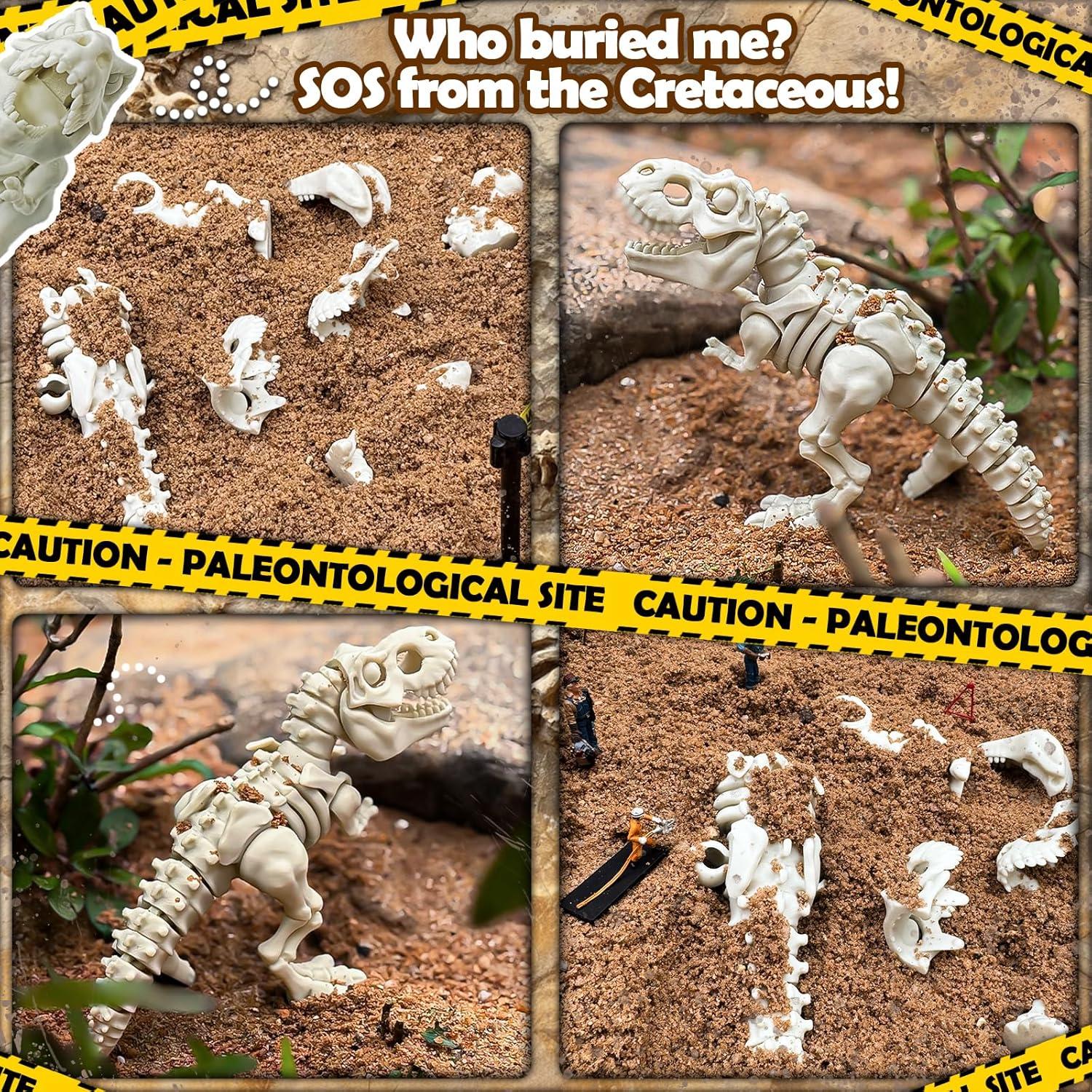 Esqueleto Tiranosaurio Rex Impreso en 3D - Juguete Educativo