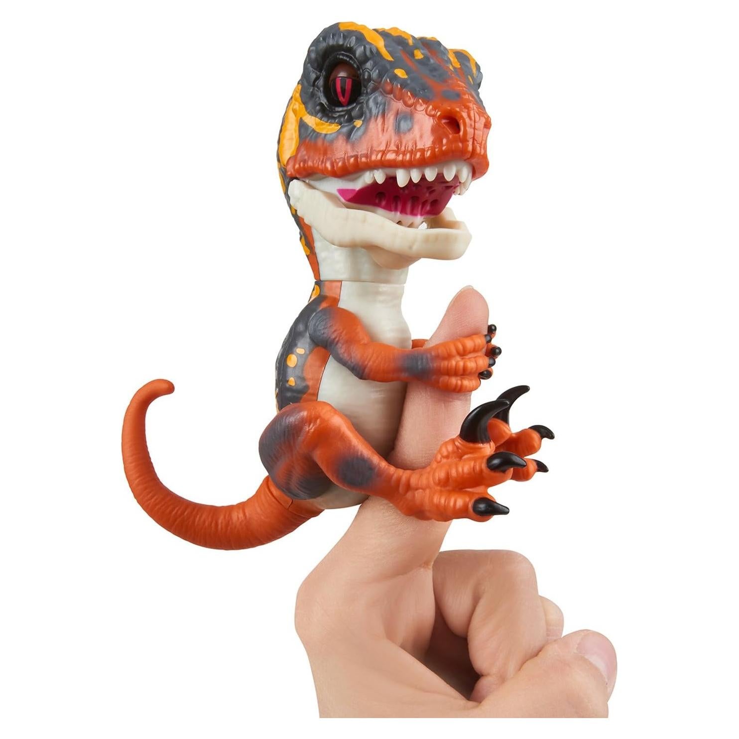 Dinosaurio Interactivo Blaze Fingerlings - Raptor Indomable Naranja