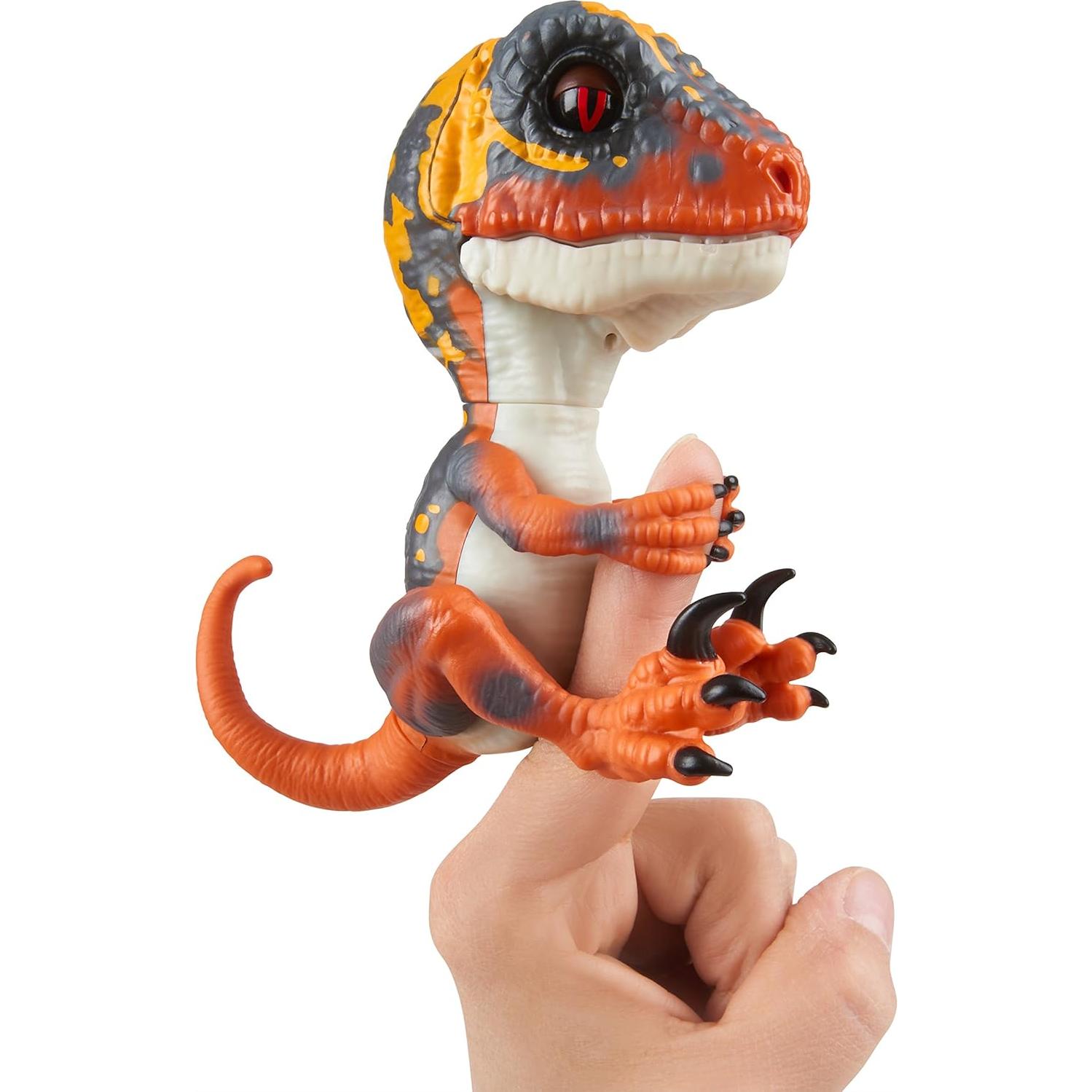 Dinosaurio Interactivo Blaze Fingerlings - Raptor Indomable Naranja