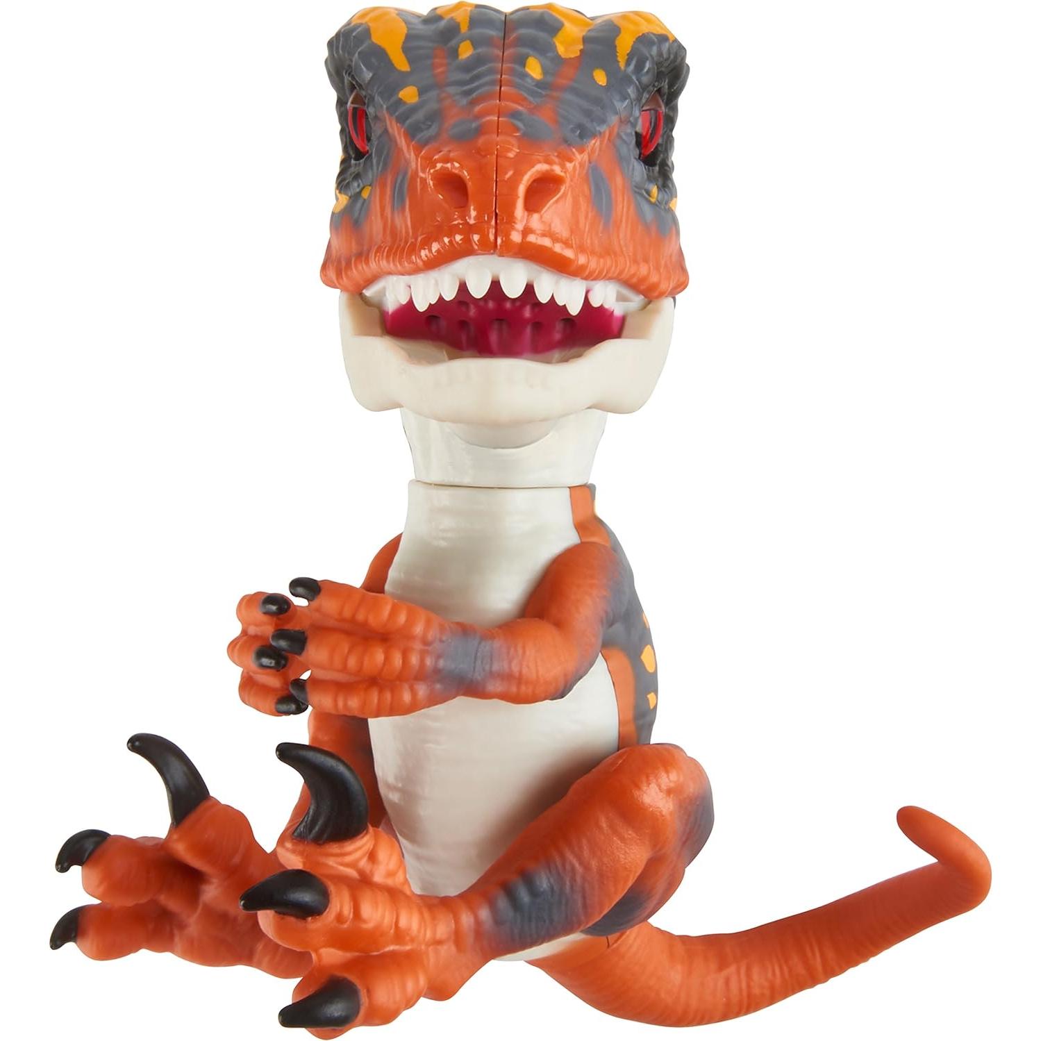 Dinosaurio Interactivo Blaze Fingerlings - Raptor Indomable Naranja