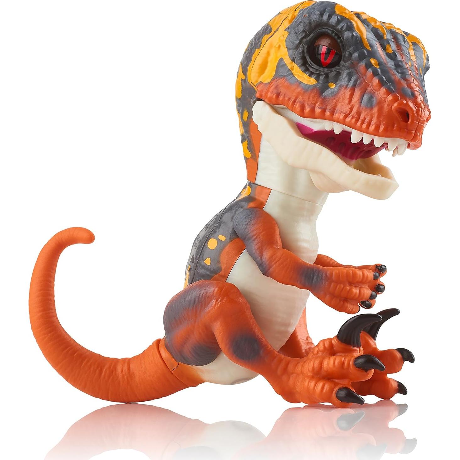 Dinosaurio Interactivo Blaze Fingerlings - Raptor Indomable Naranja