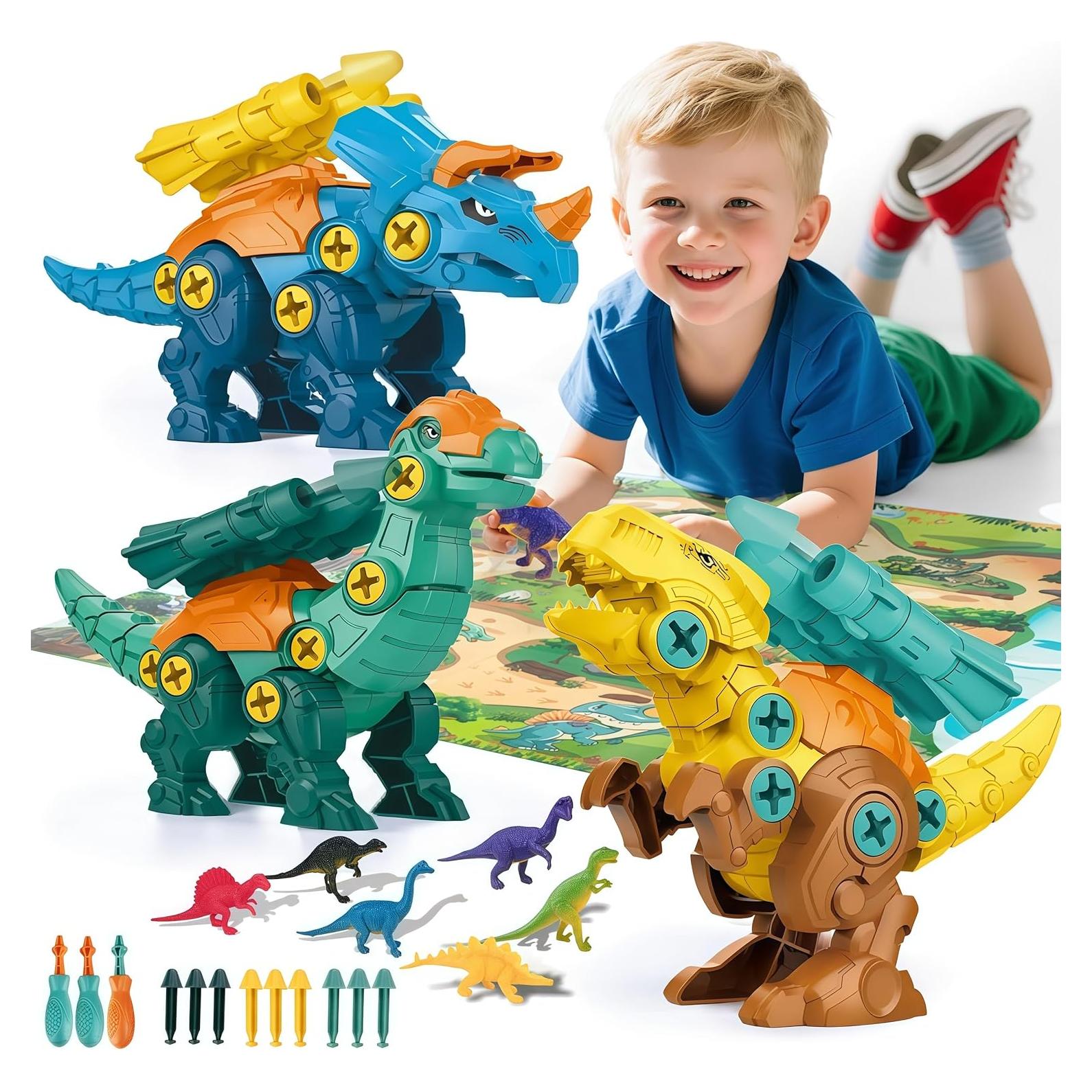 Juguetes de Dinosaurios Desarmables BETLYS 3 en 1 para Niños