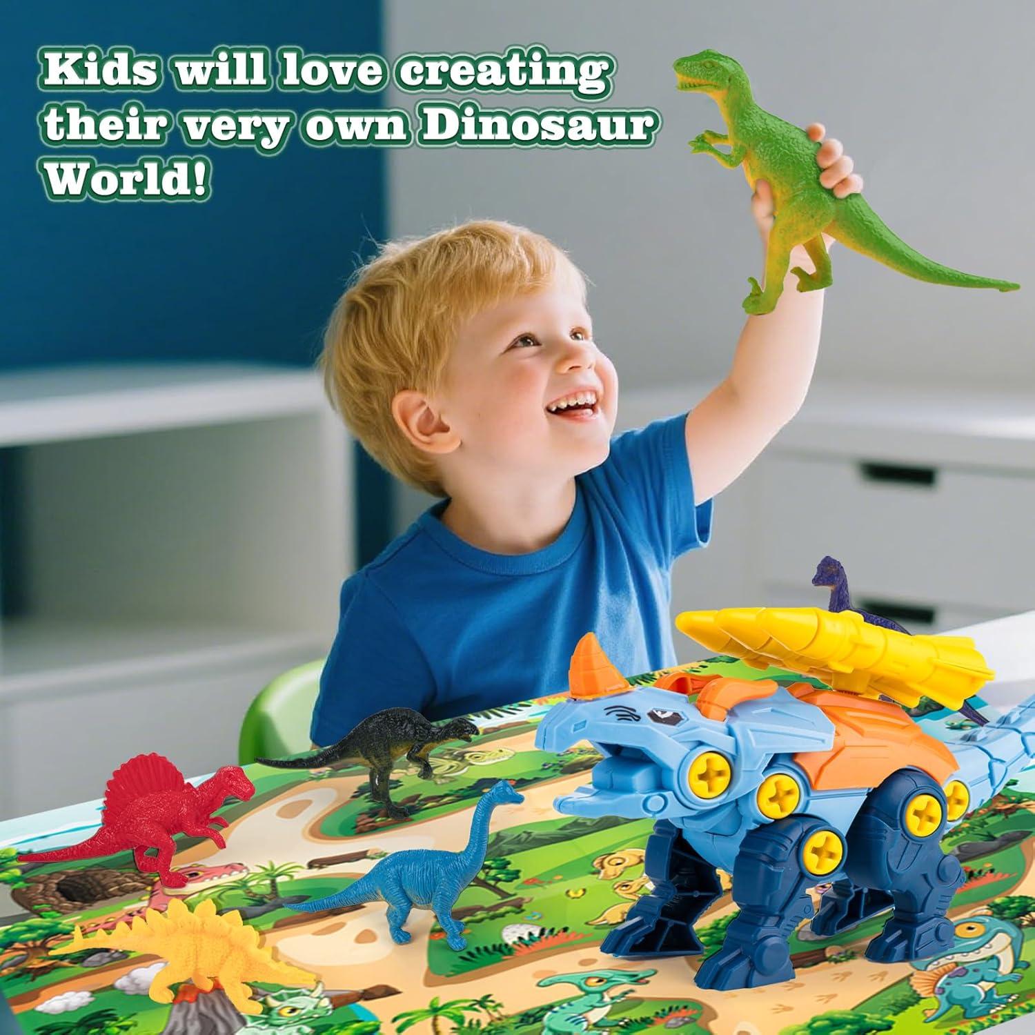 Juguetes de Dinosaurios Desarmables BETLYS 3 en 1 para Niños