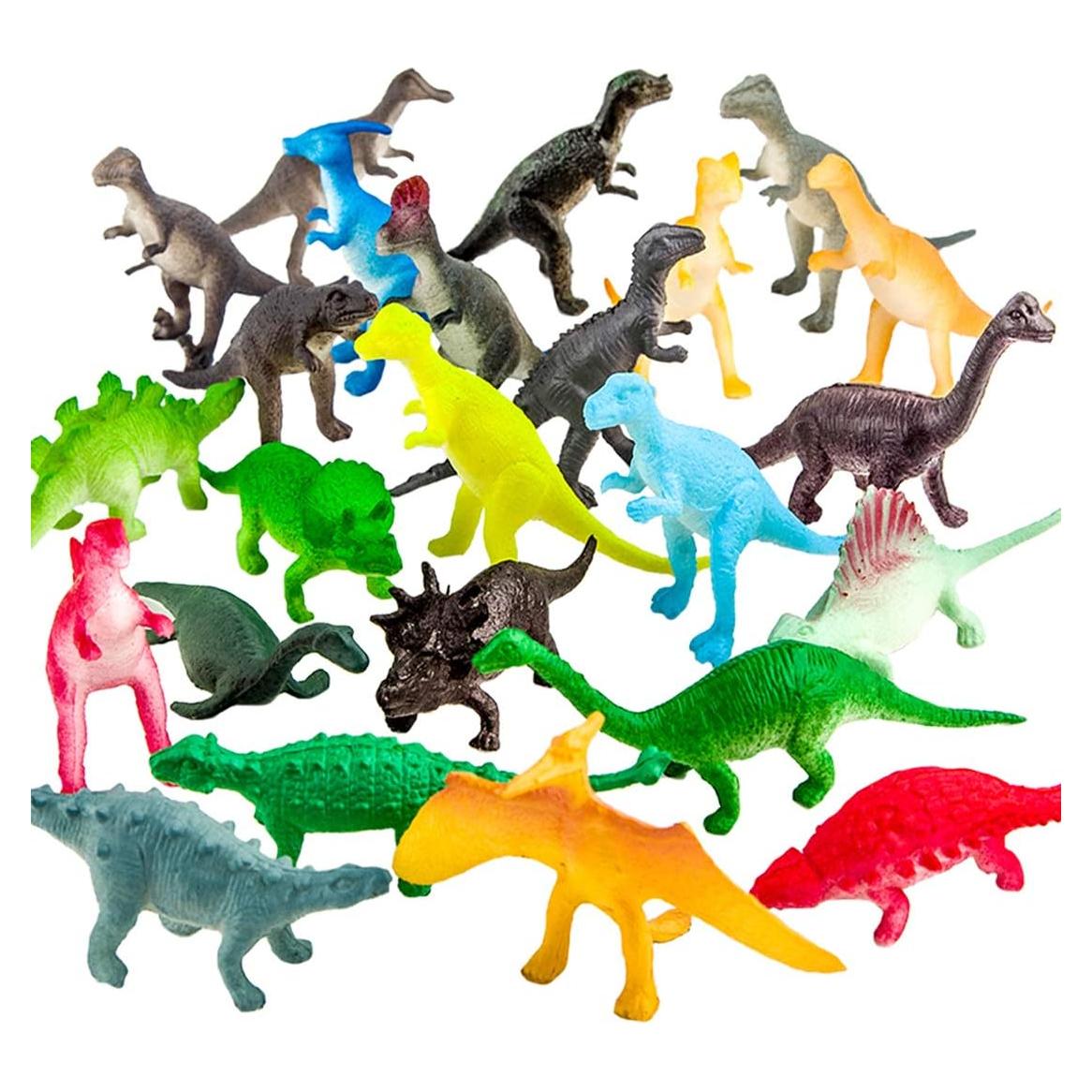 Juego de 82 Mini Dinosaurios ValeforToy - Figuras de Plástico