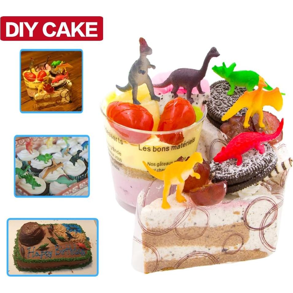 Juego de 82 Mini Dinosaurios ValeforToy - Figuras de Plástico