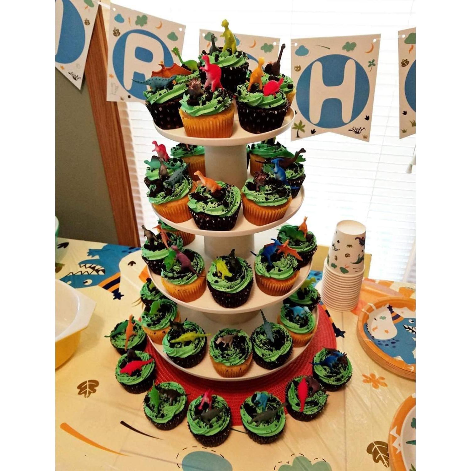 Paquete de 96 Juguetes de Dinosaurios Brillantes - Yeonha Toys