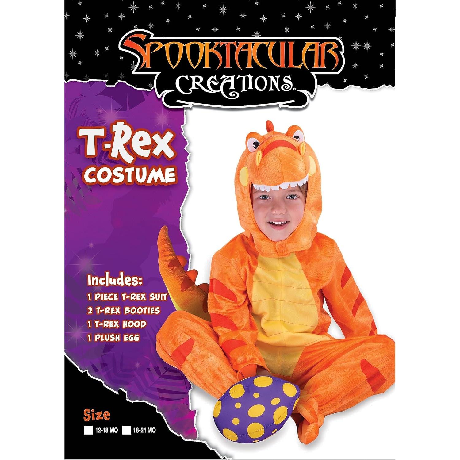 Disfraz de Dinosaurio T-Rex Spooktacular para Niños 3-10 Años