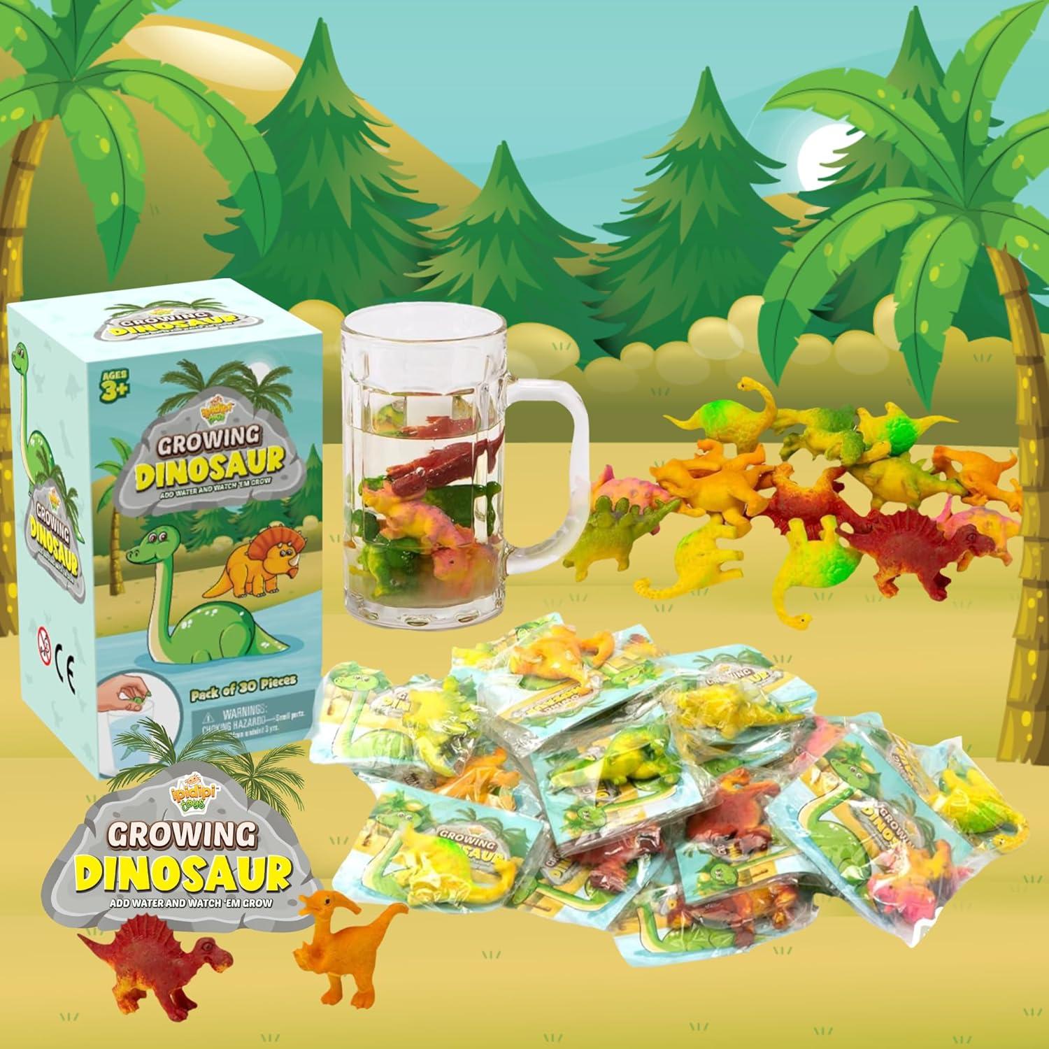 Set de 30 Dinosaurios Crecientes en Agua IPIDIPI TOYS