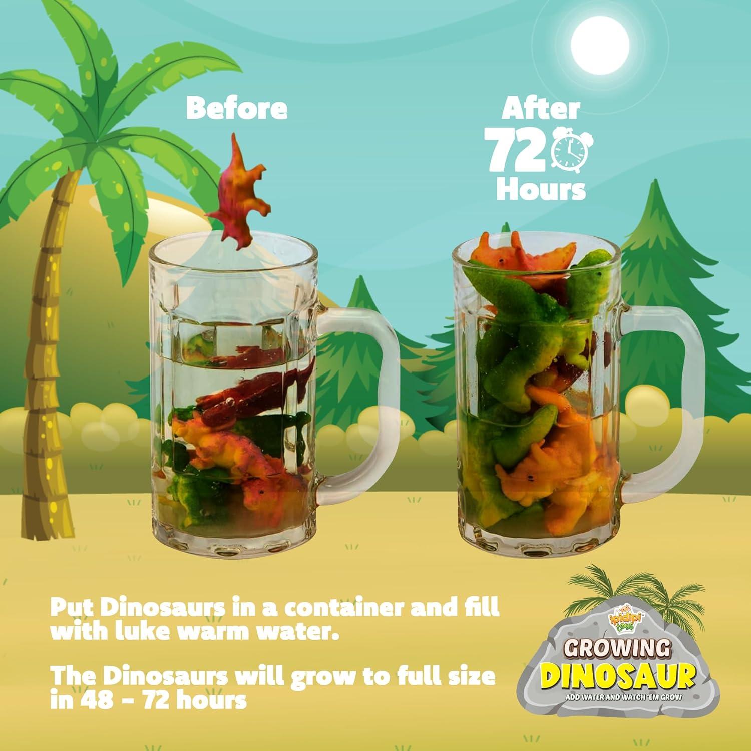 Set de 30 Dinosaurios Crecientes en Agua IPIDIPI TOYS