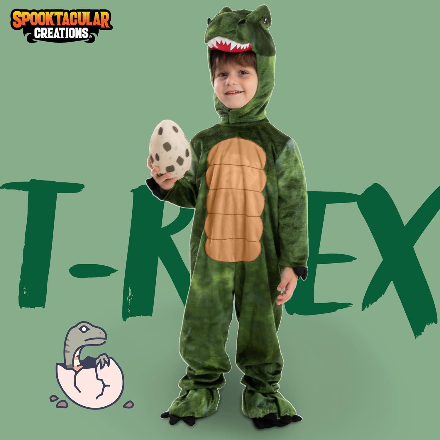 Disfraz T-Rex Realista Spooktacular para Niños 3-10 Años