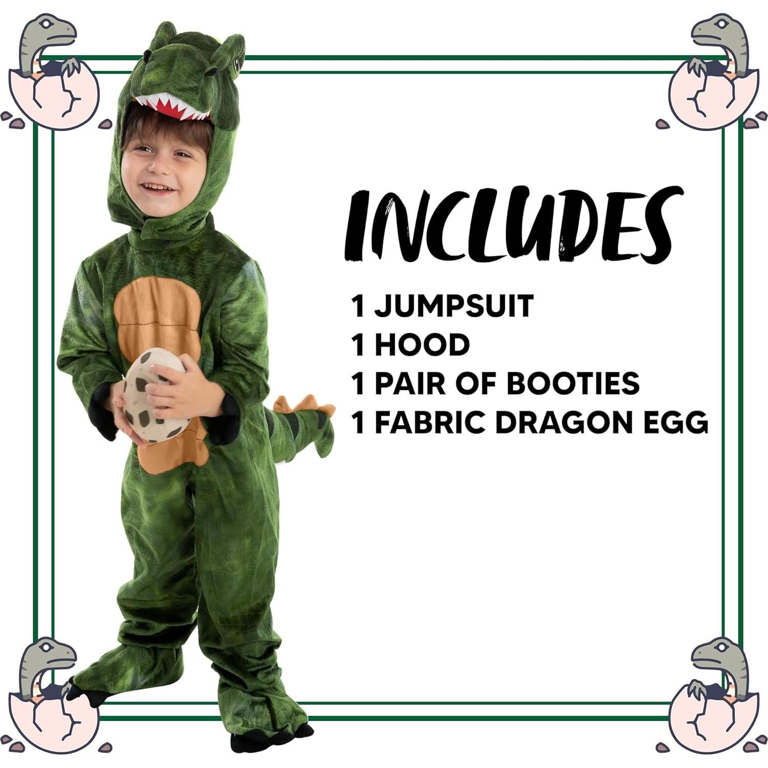 Disfraz T-Rex Realista Spooktacular para Niños 3-10 Años