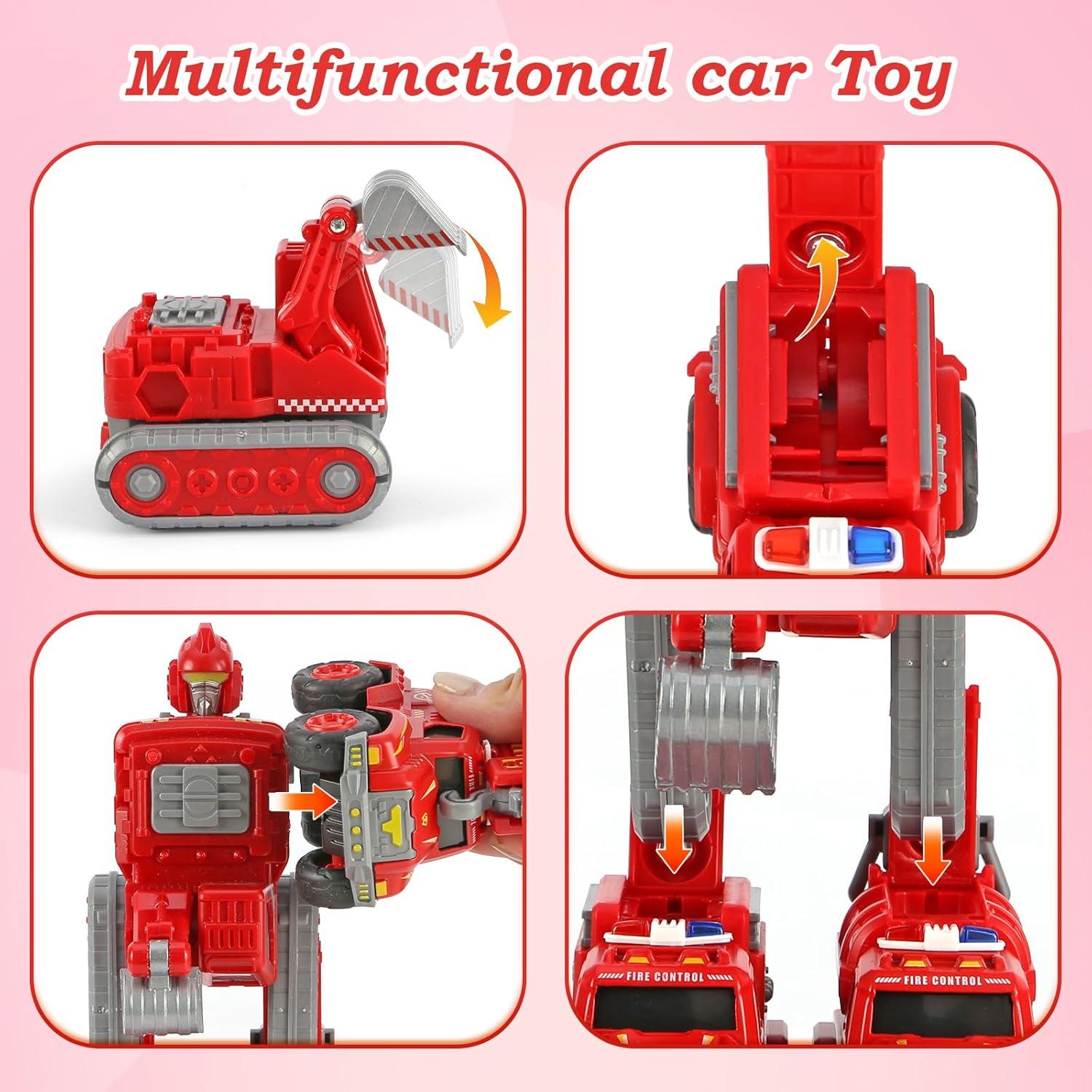 Set de Vehículos de Construcción 5 en 1 KESIYI para Niños