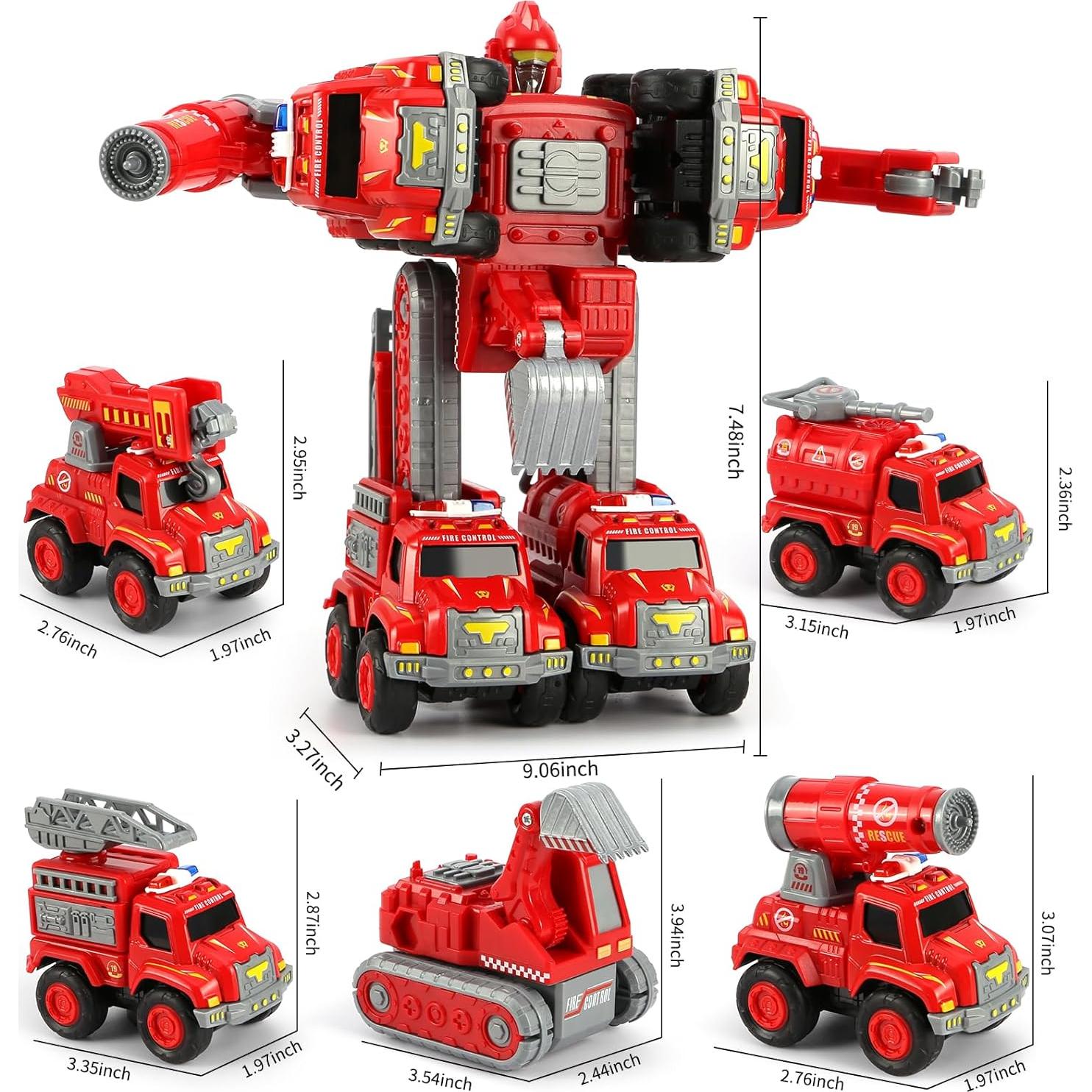 Set de Vehículos de Construcción 5 en 1 KESIYI para Niños