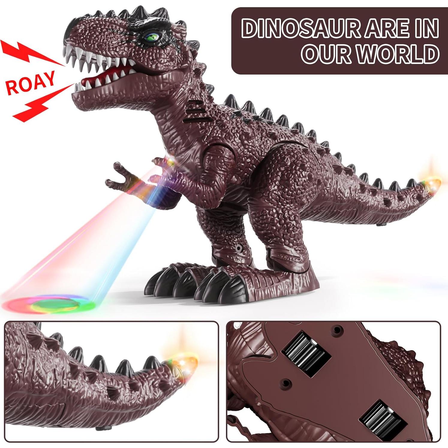 Juguetes Electrónicos Dinosaurios Caminantes BLmukce - 3 Piezas