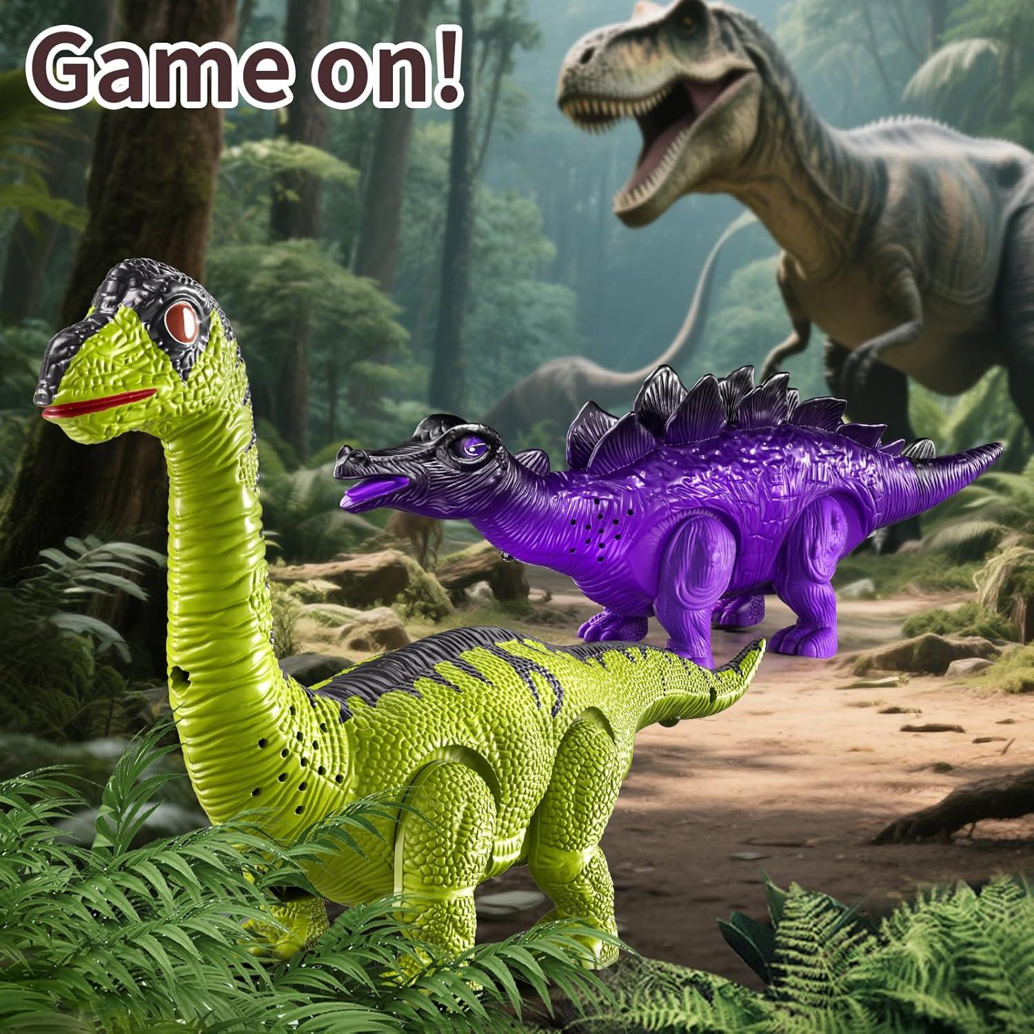 Juguetes Electrónicos Dinosaurios Caminantes BLmukce - 3 Piezas