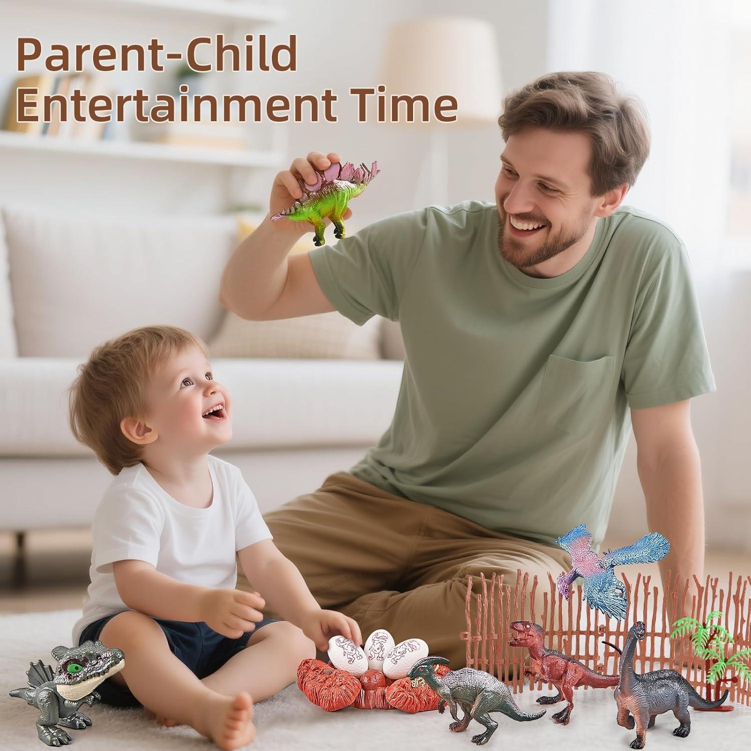 Set de Juguetes de Dinosaurios 50 PCS ORANGE OCEAN 3-5 Años