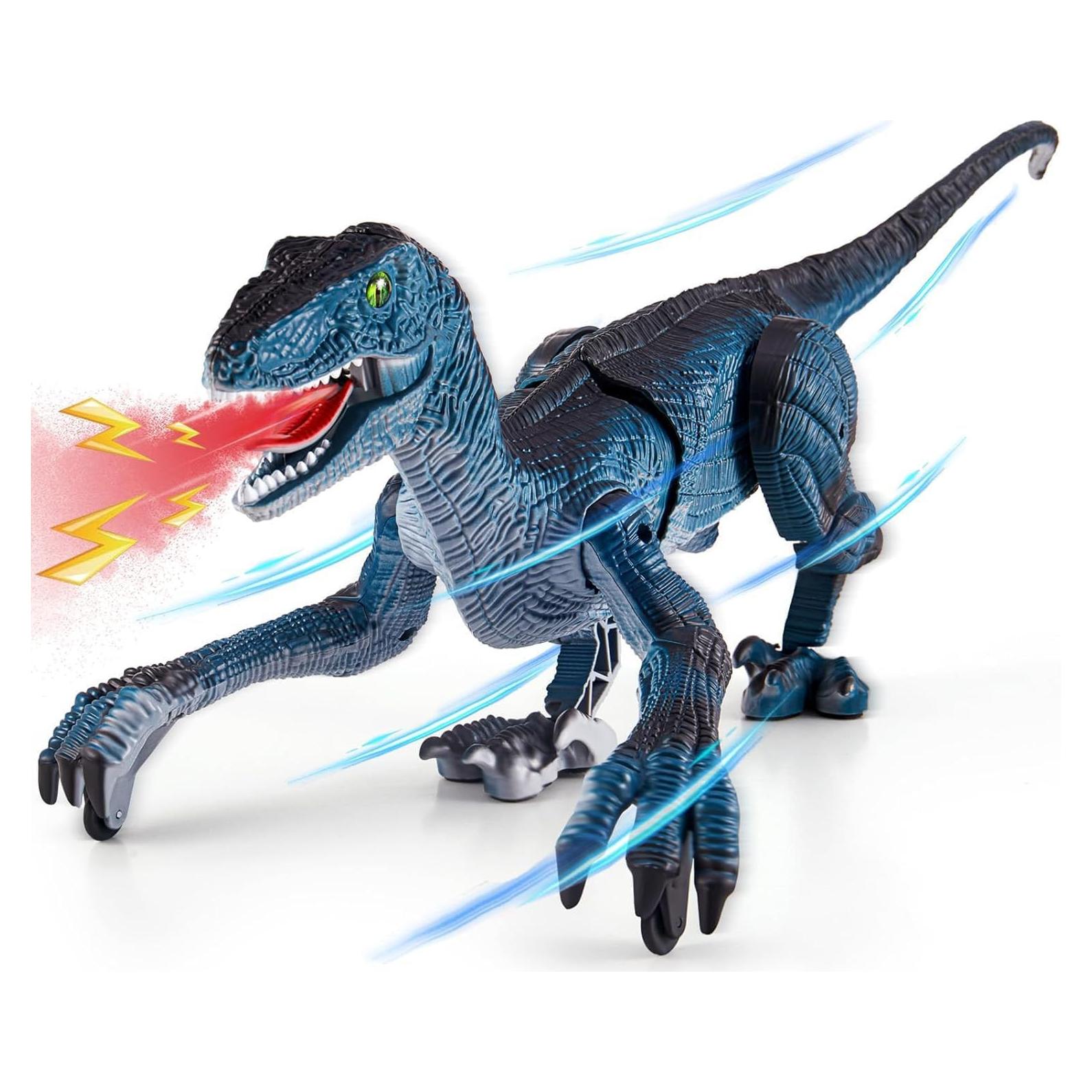 Juguete Dinosaurio Control Remoto Aotrytion Velociraptor Luz Sonido