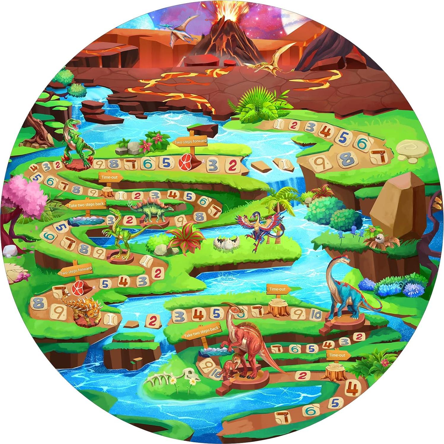 Carpa de Dinosaurio Wilwolfer para Niños - Juego Interior 98x98 cm