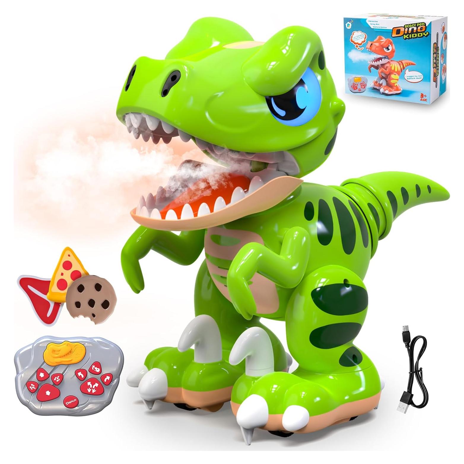 Dinosaurio Control Remoto Velociraptor P&C Verde 23.5cm