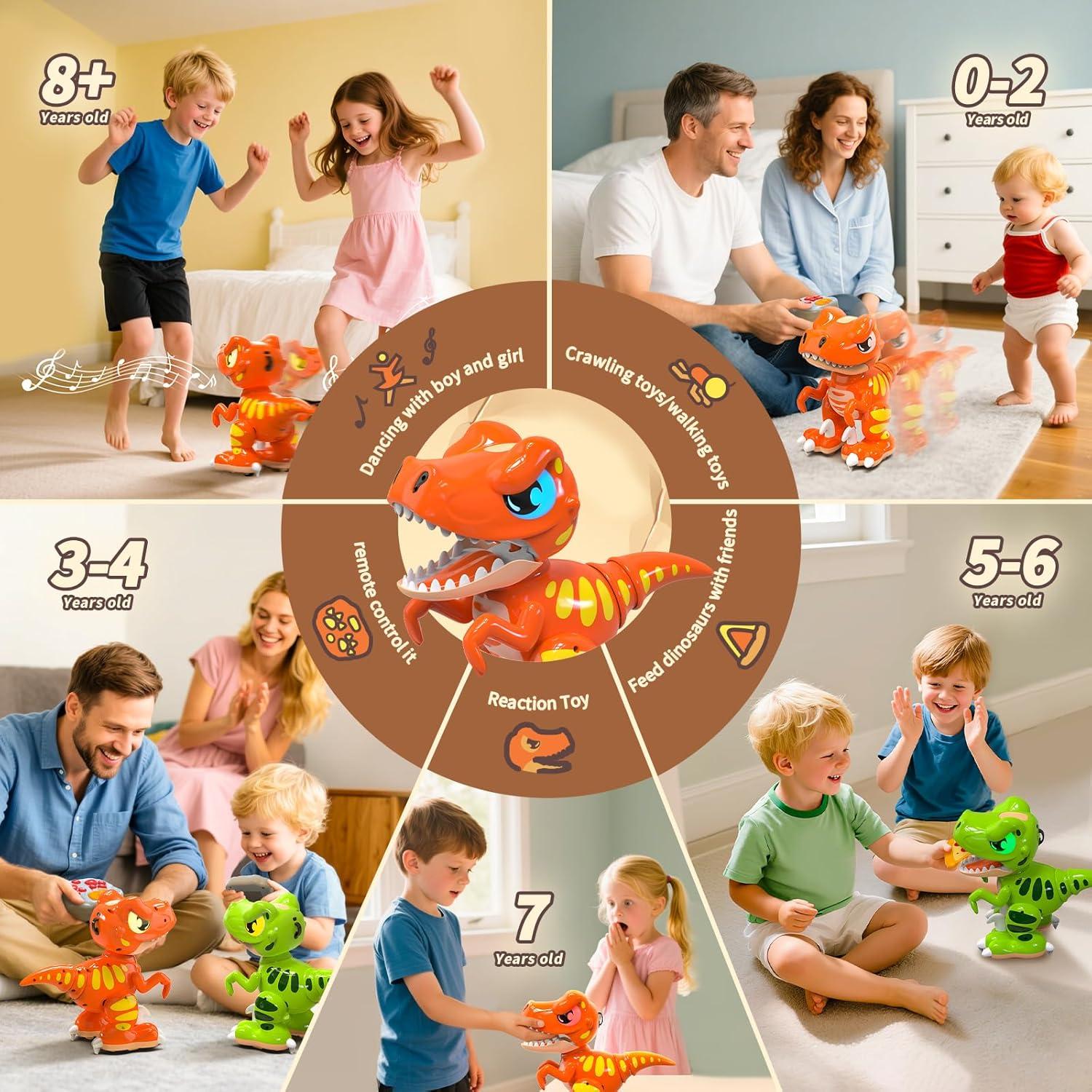 Dinosaurio Control Remoto Velociraptor P&C Verde 23.5cm