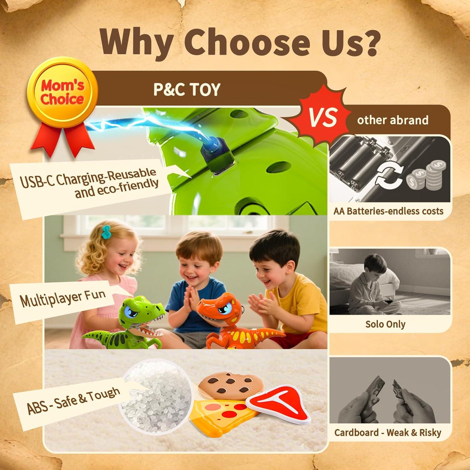 Dinosaurio Control Remoto Velociraptor P&C Verde 23.5cm