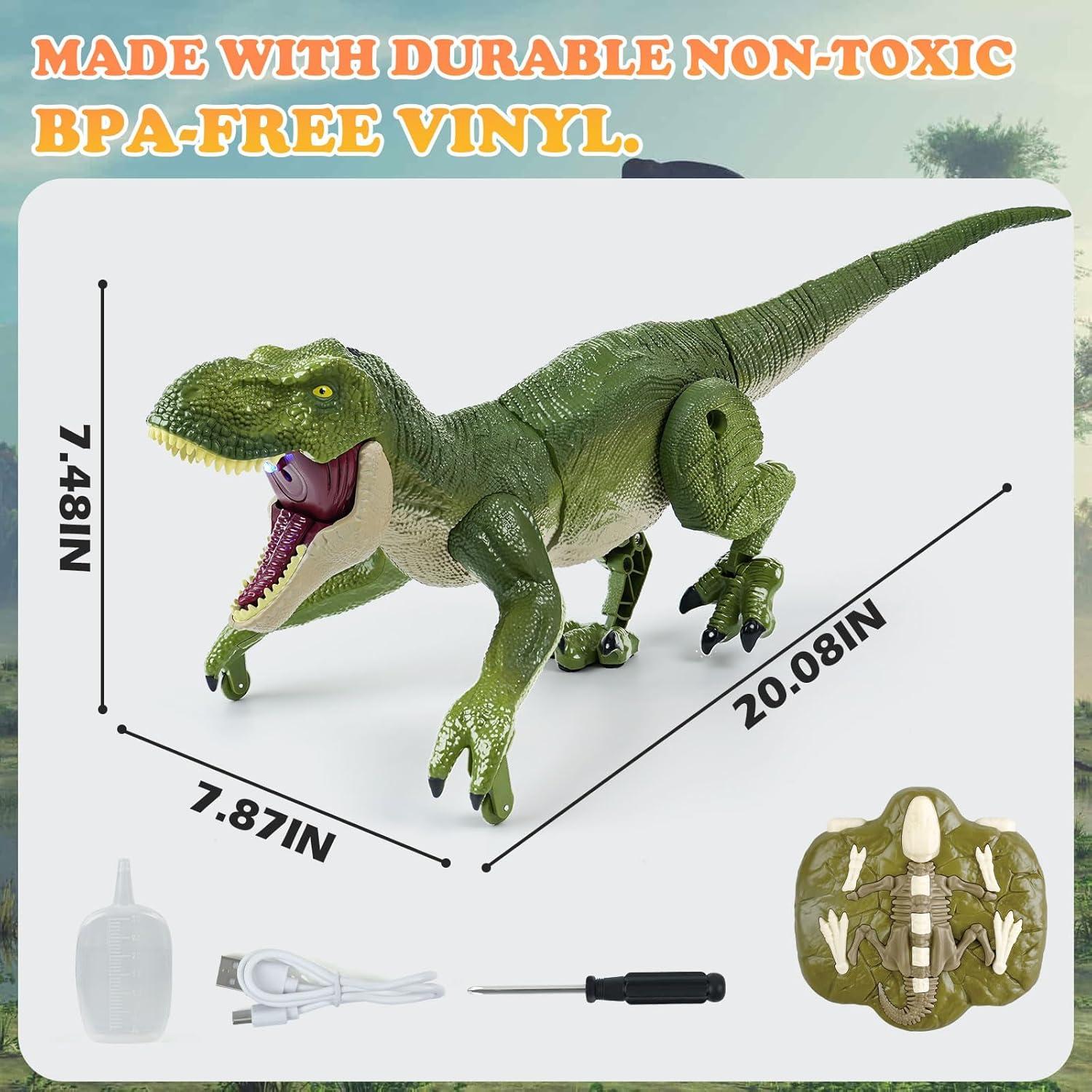 Dinosaurio Control Remoto Verde ToyFuntasy 32.99x19.99cm