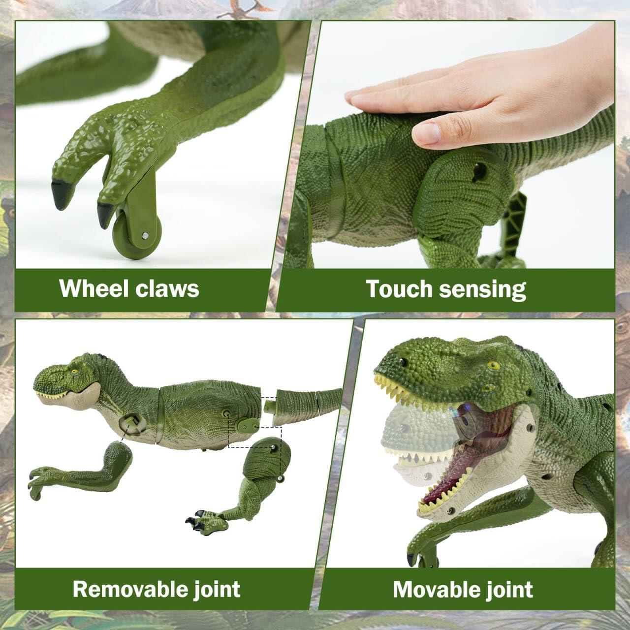 Dinosaurio Control Remoto Verde ToyFuntasy 32.99x19.99cm