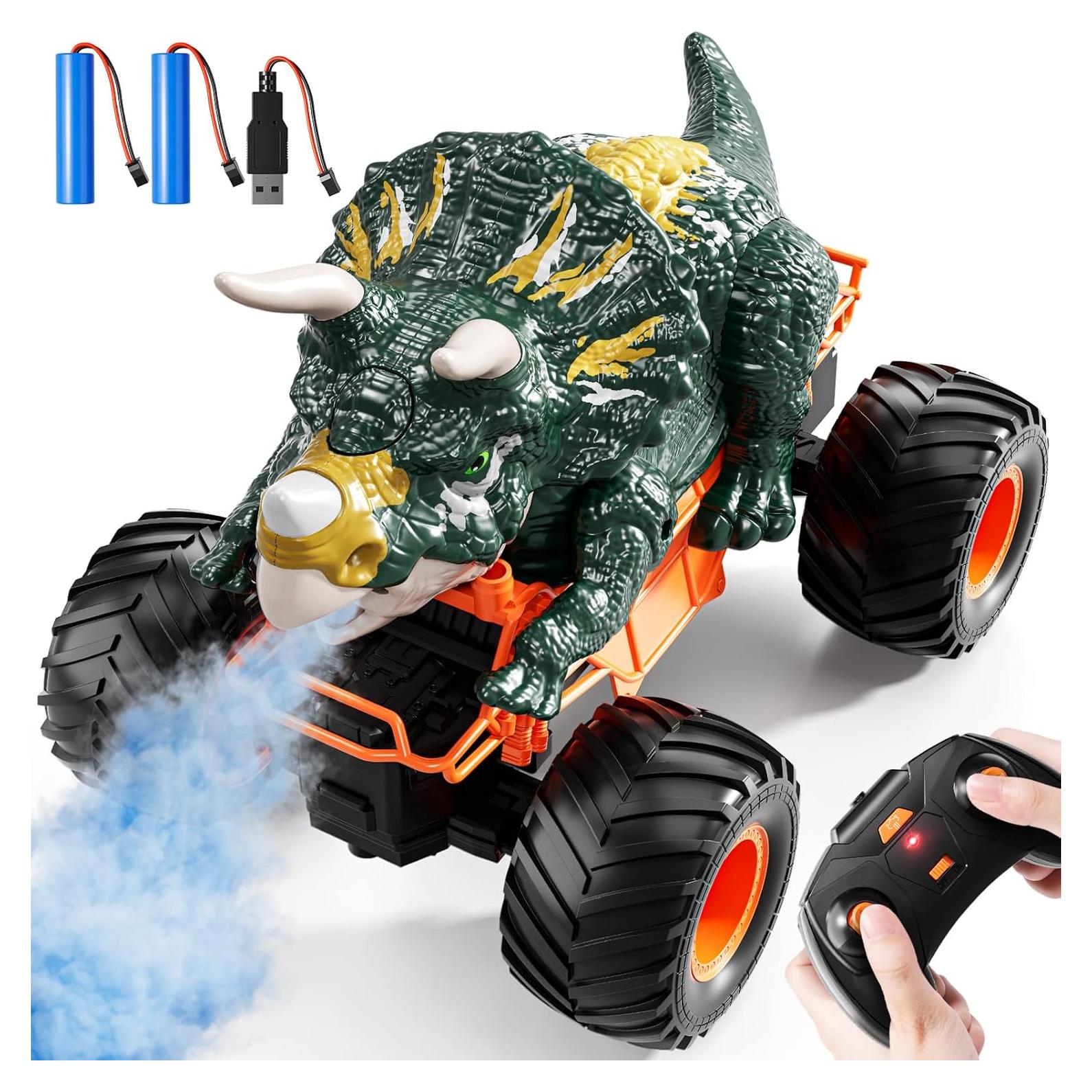 Coche de Control Remoto Dinosaurio Eléctrico Zhanda 19.8x15cm