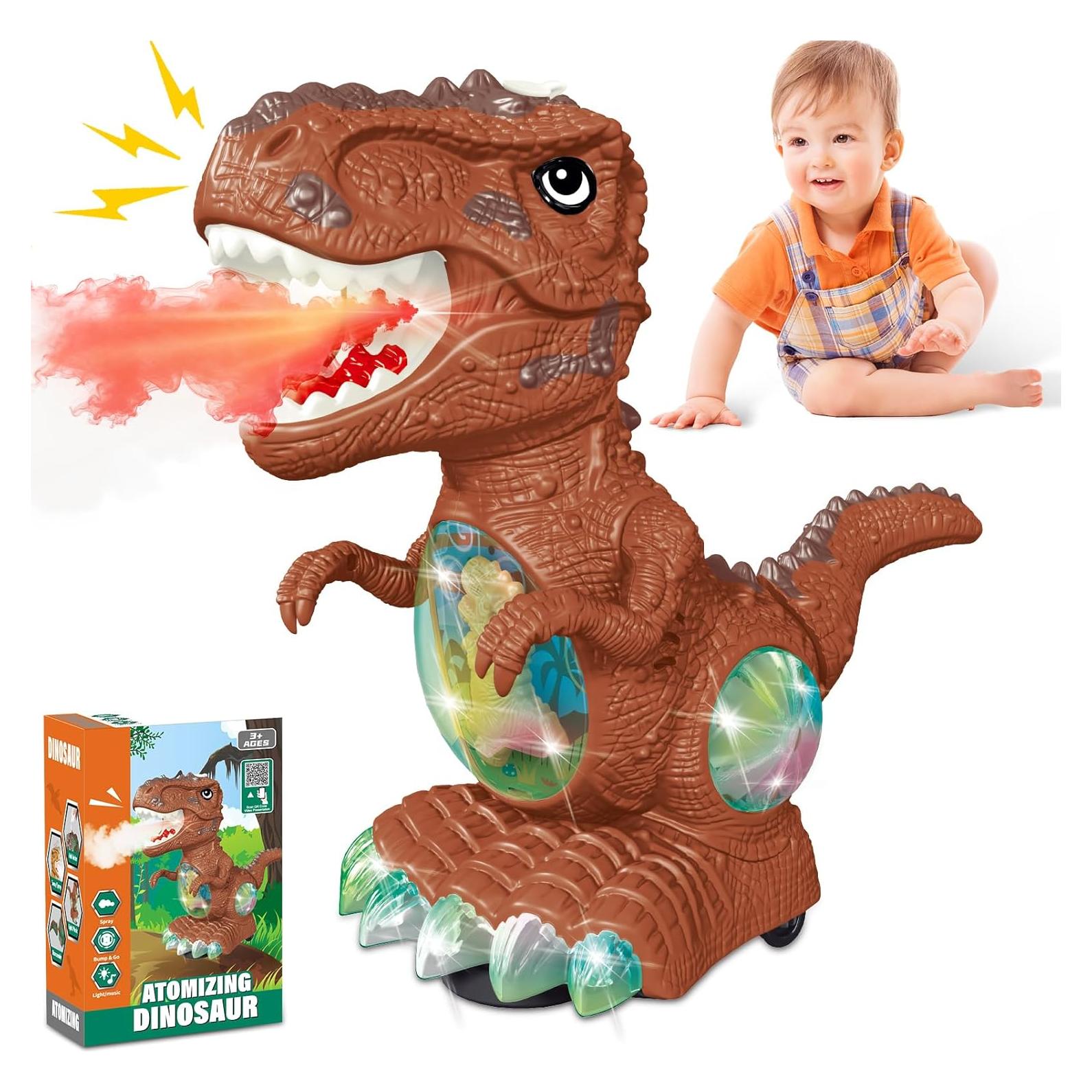 Juguete Dinosaurio Interactivo BEKALERZ con Sonido y Luz