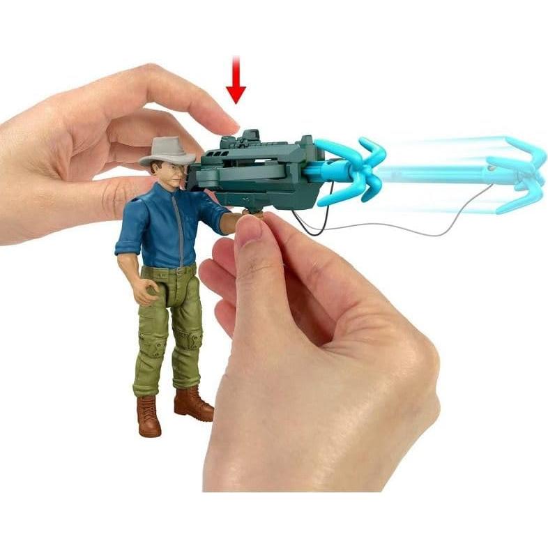 Mattel Parque Jurásico 1993 Paquete Táctico Dr. Alan Grant