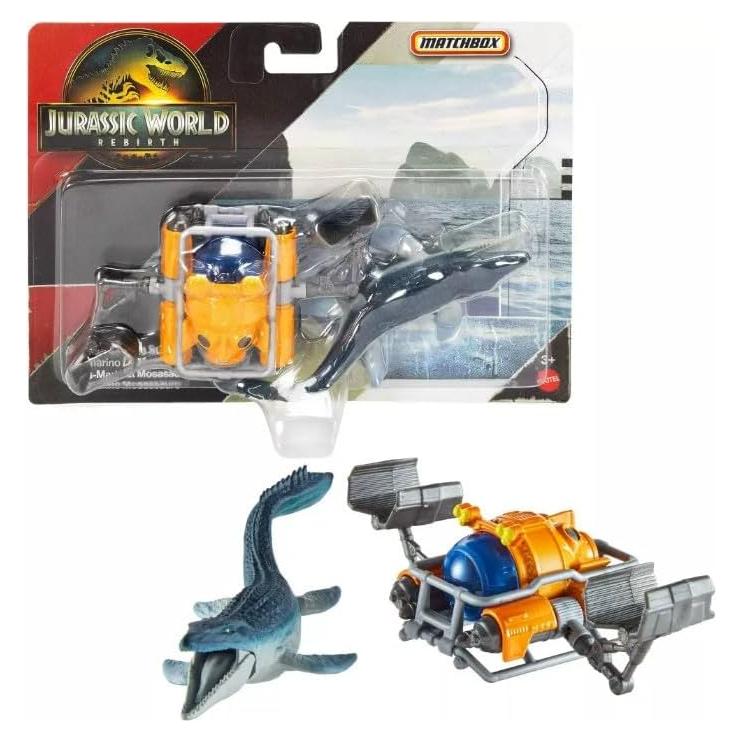 Hot Wheels Mundo Jurásico Renacimiento Submarino Mosasaurus