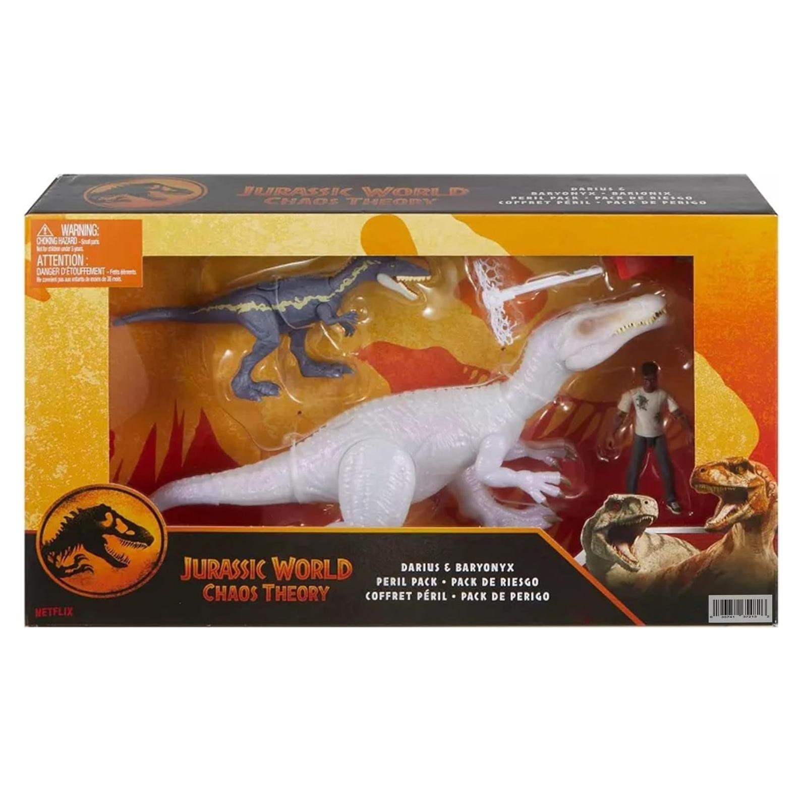 Paquete de Acción Teoría del Caos Jurásico Darius Baryonyx