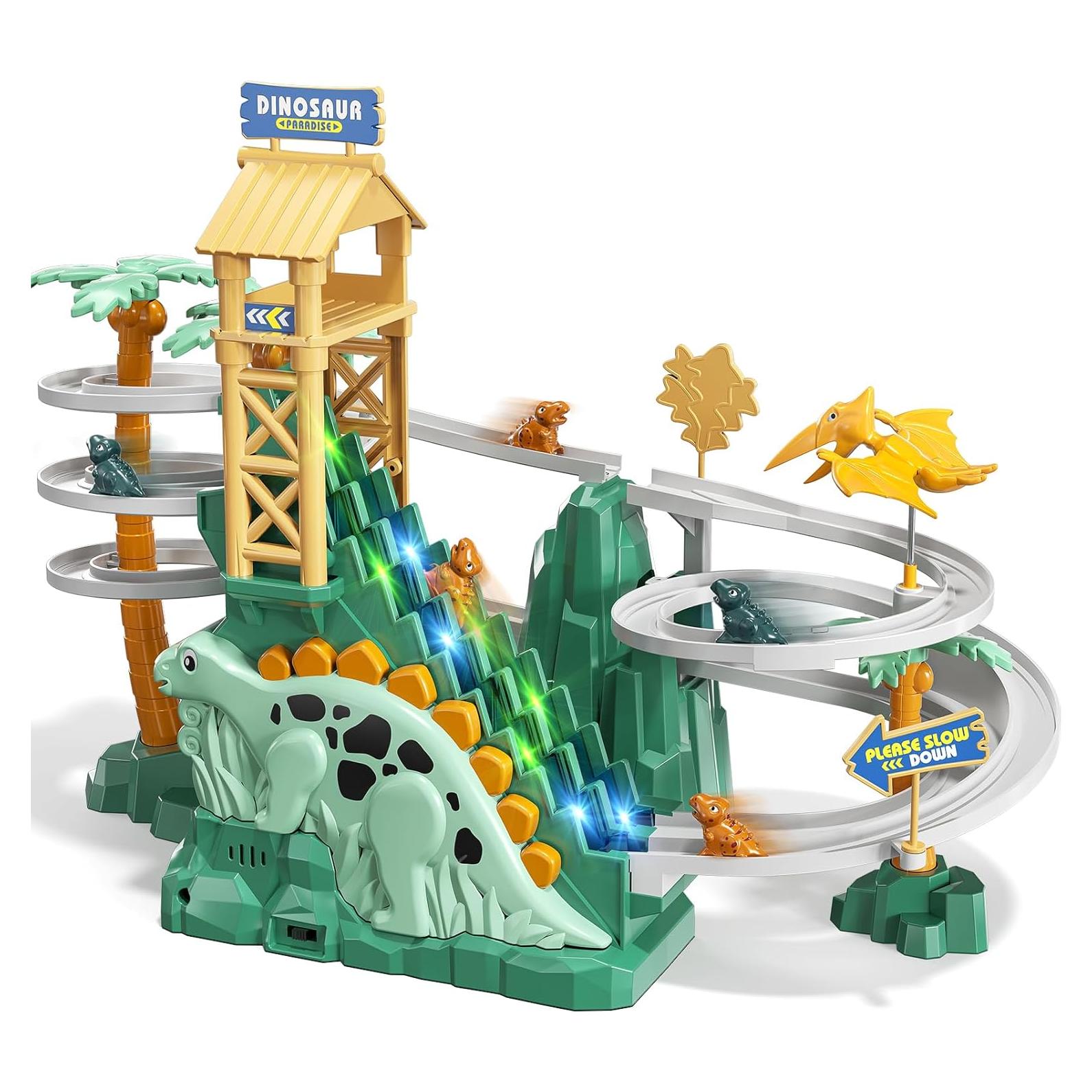 Juguete de Escalera y Deslizamiento Dinosaurio JUKUDAHU 31x9x24cm