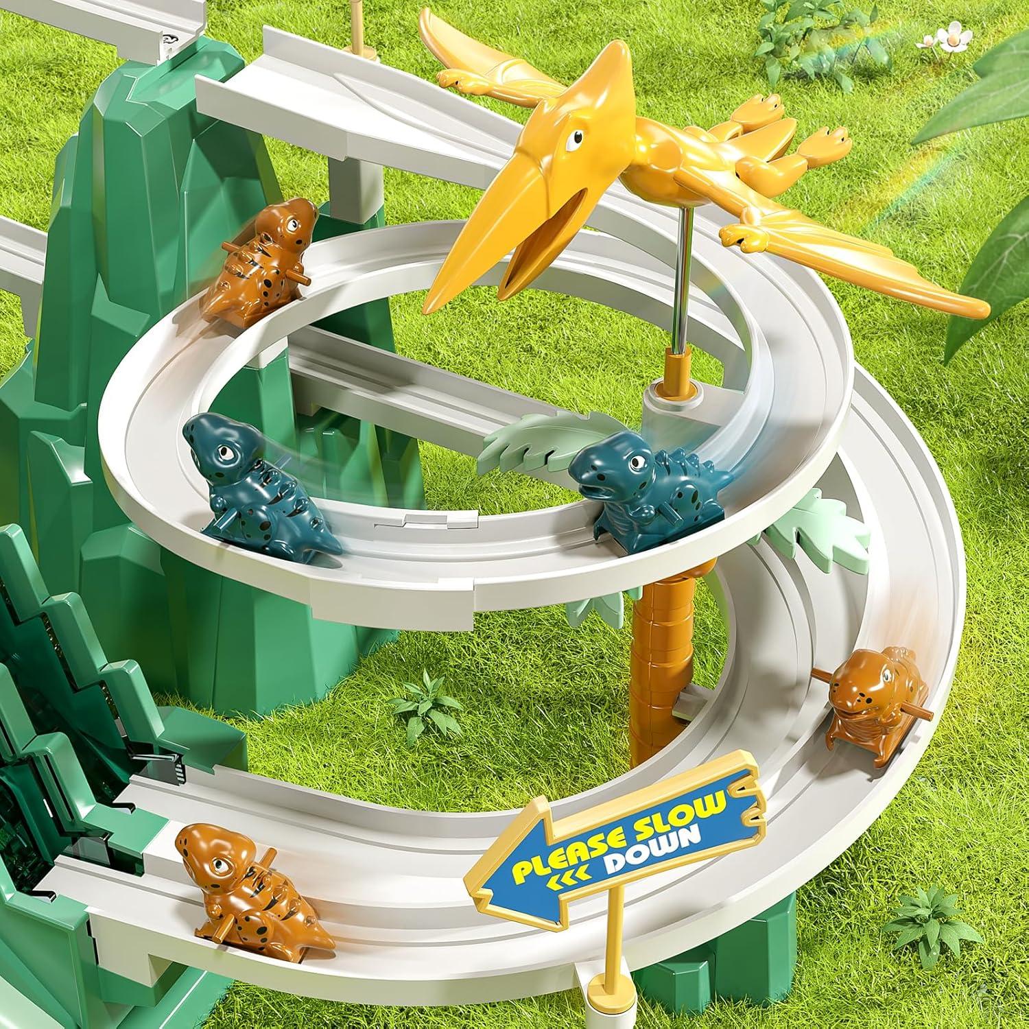 Juguete de Escalera y Deslizamiento Dinosaurio JUKUDAHU 31x9x24cm